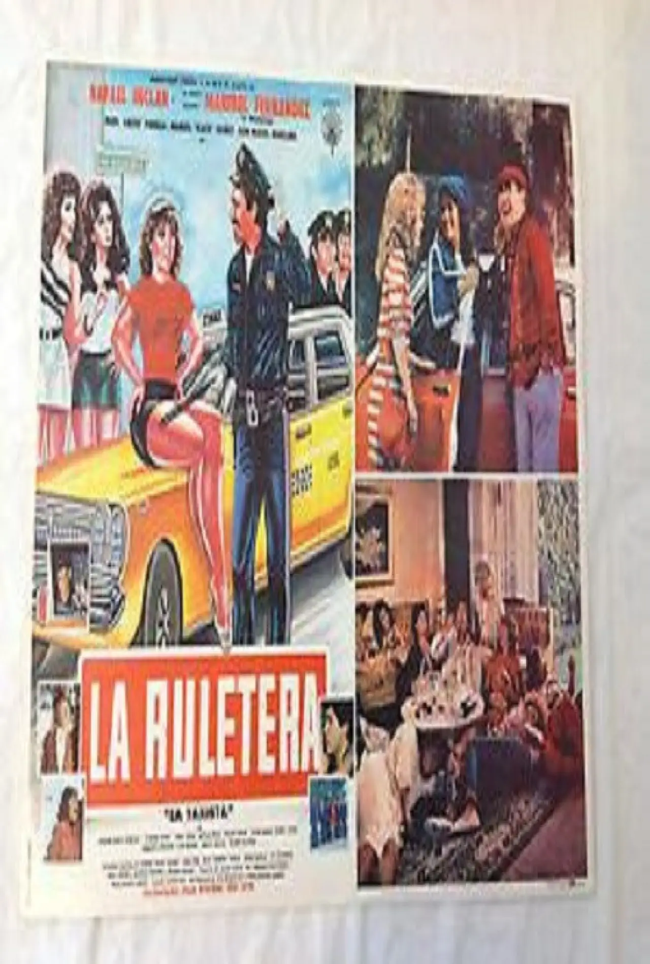 Movie poster "La ruletera"