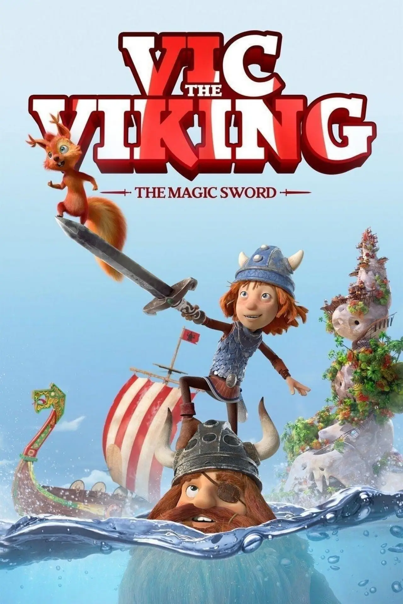 Movie poster "Vic the Viking: The Magic Sword"