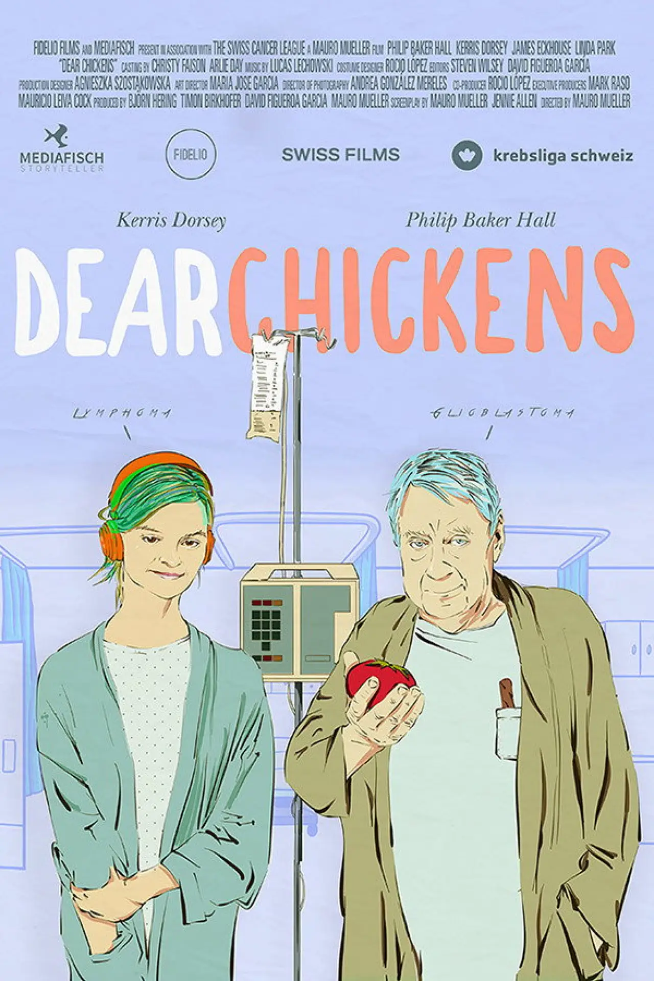 Movie poster "Dear Chickens"