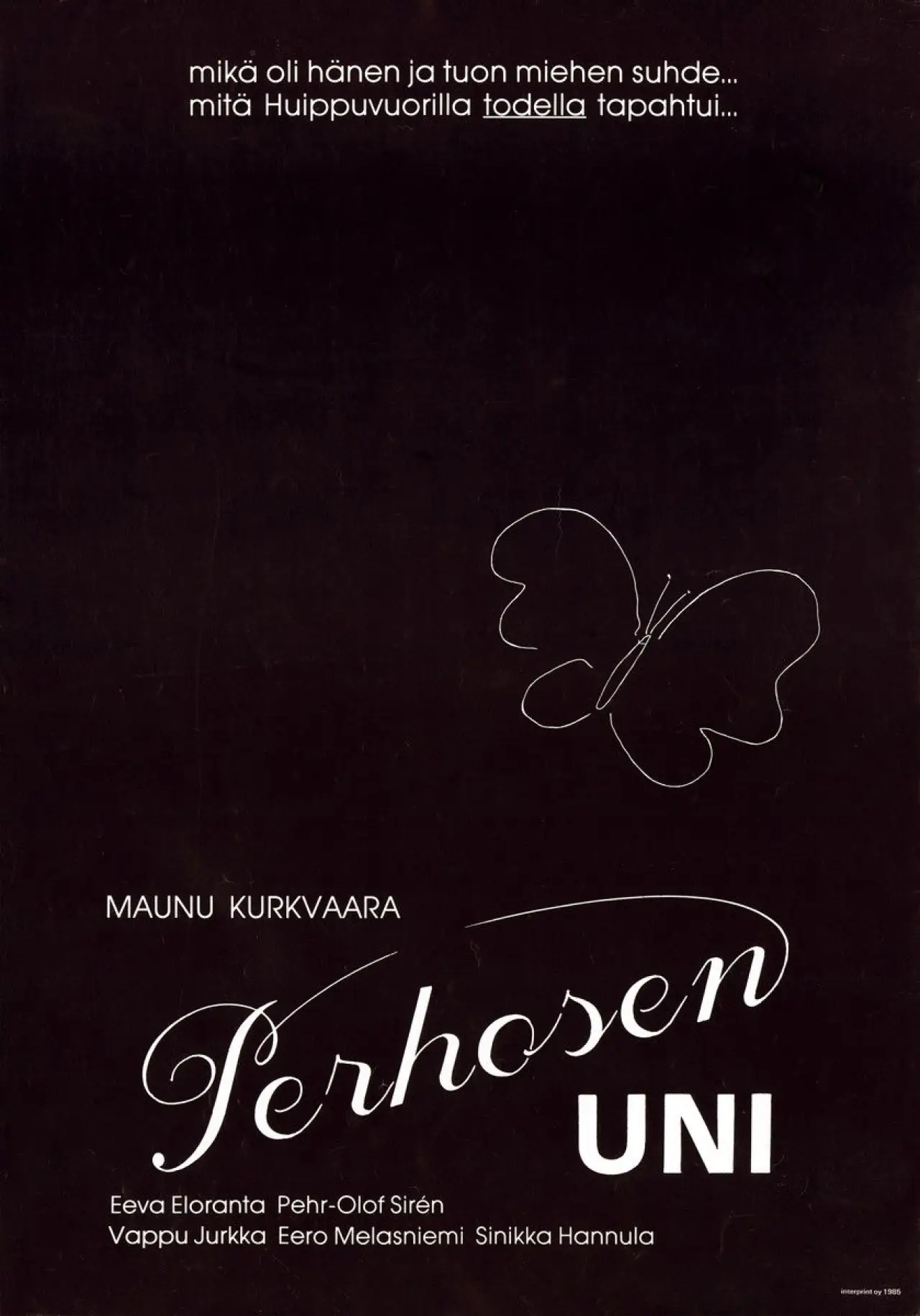 Movie poster "Butterfly