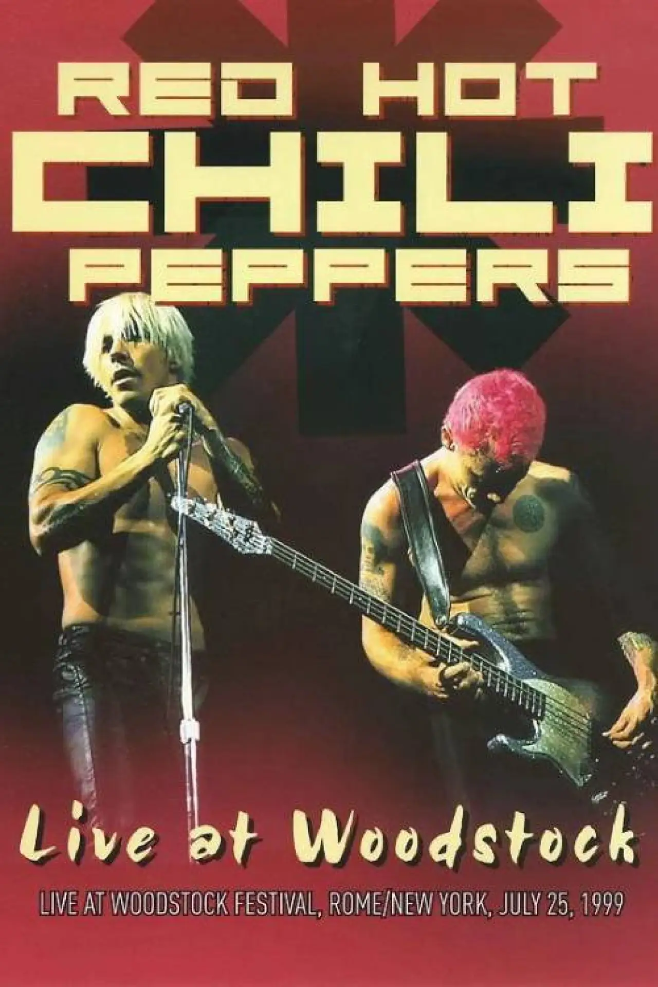 Movie poster "Red Hot Chili Peppers: Woodstock 