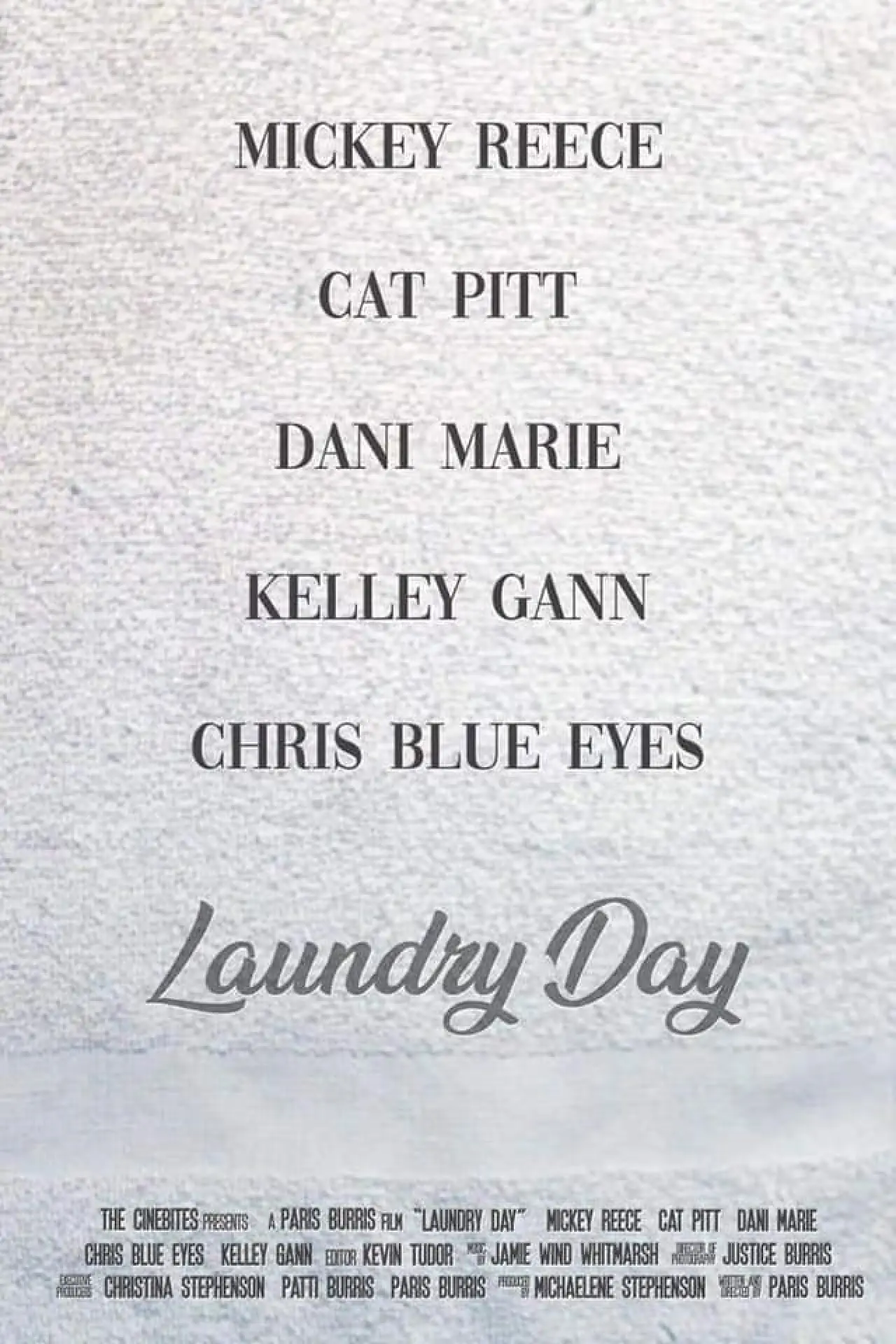 Movie poster "Laundry Day"