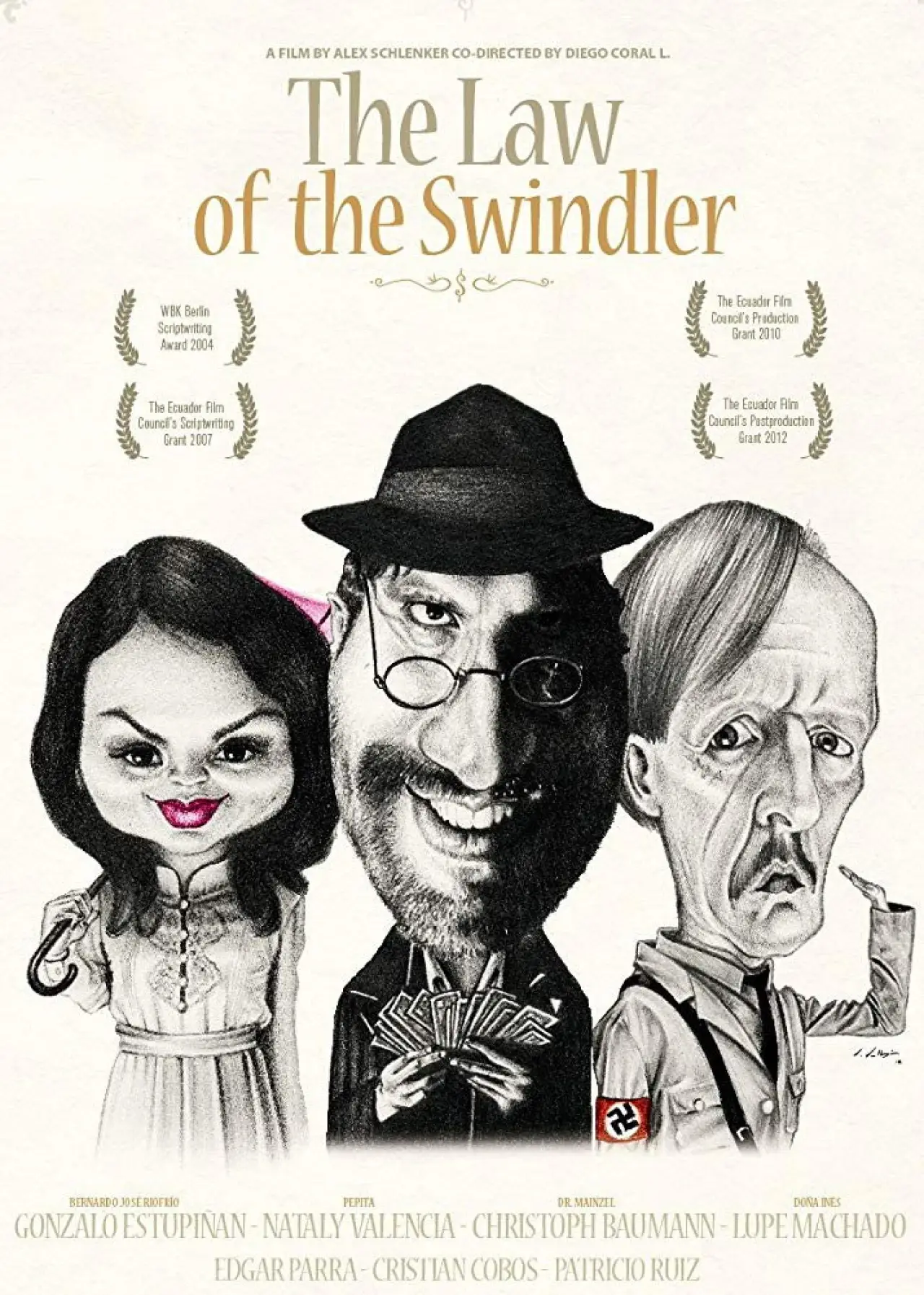 Movie poster "An Intimate Distance: The Law of the Swindler"