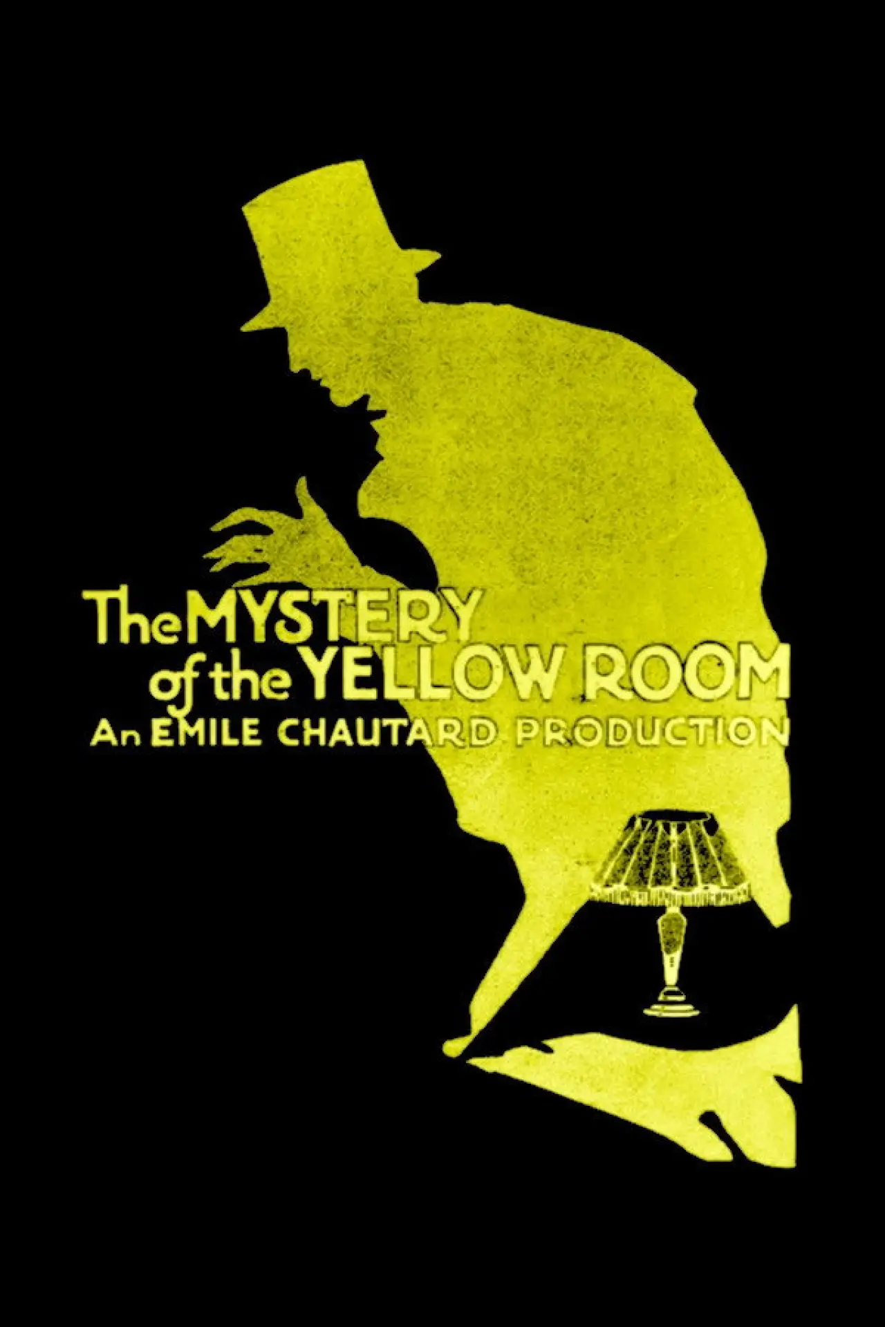 Movie poster "The Mystery of the Yellow Room"
