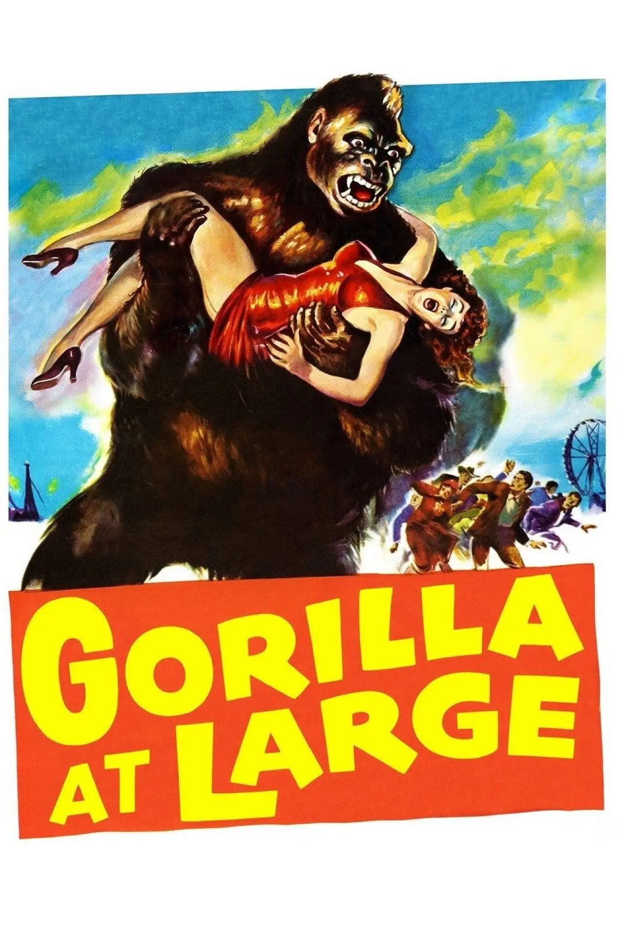 Movie poster "Gorilla at Large"