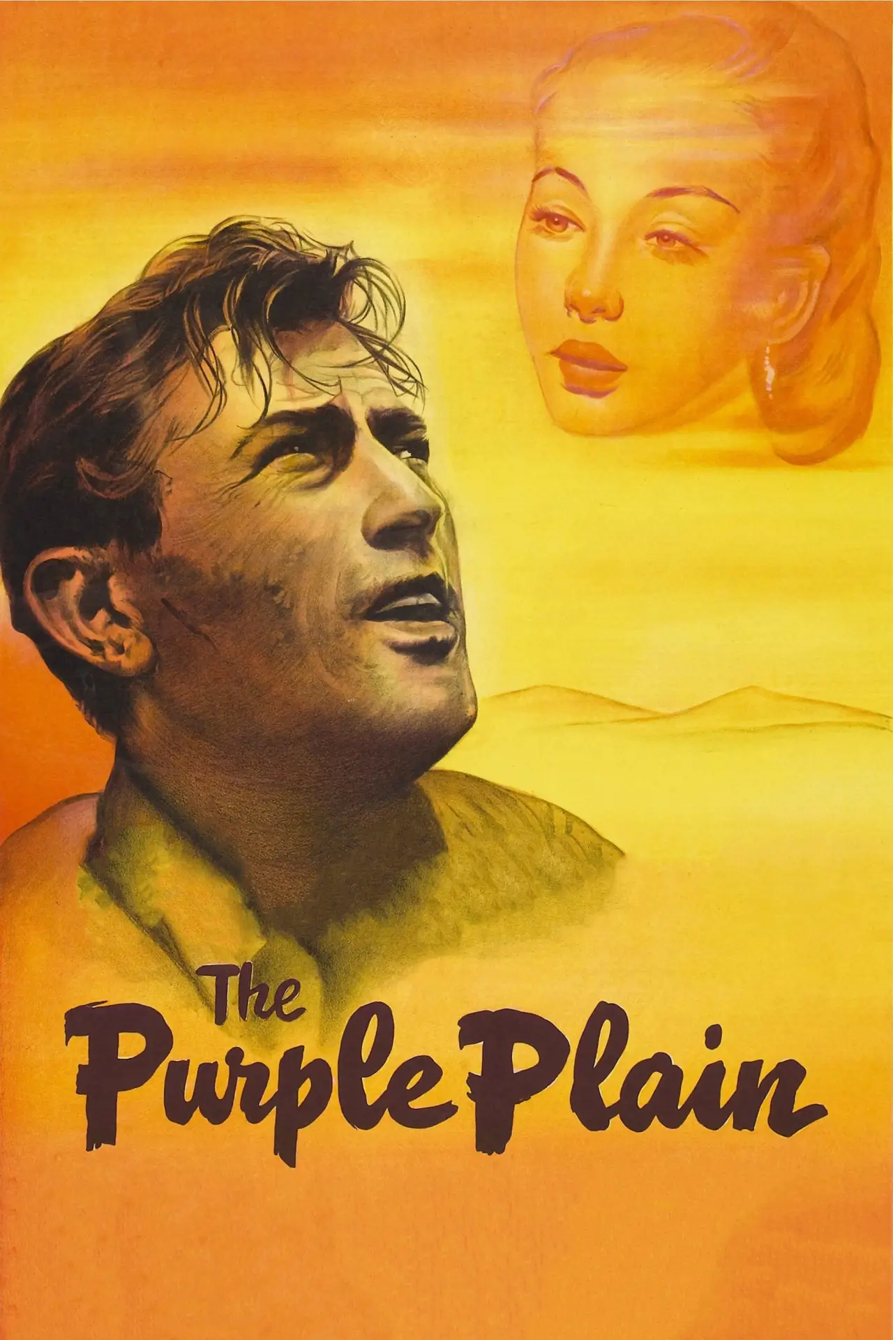 Movie poster "The Purple Plain"