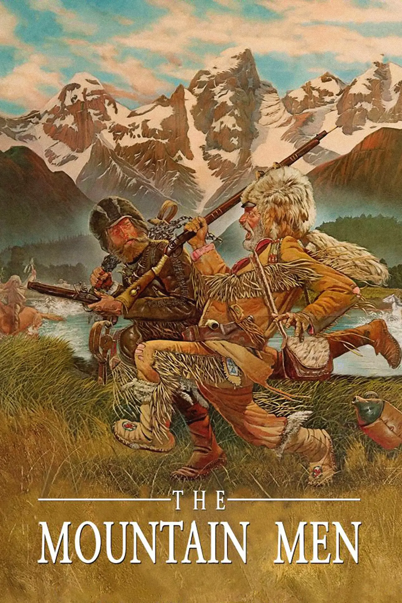 Movie poster "The Mountain Men"