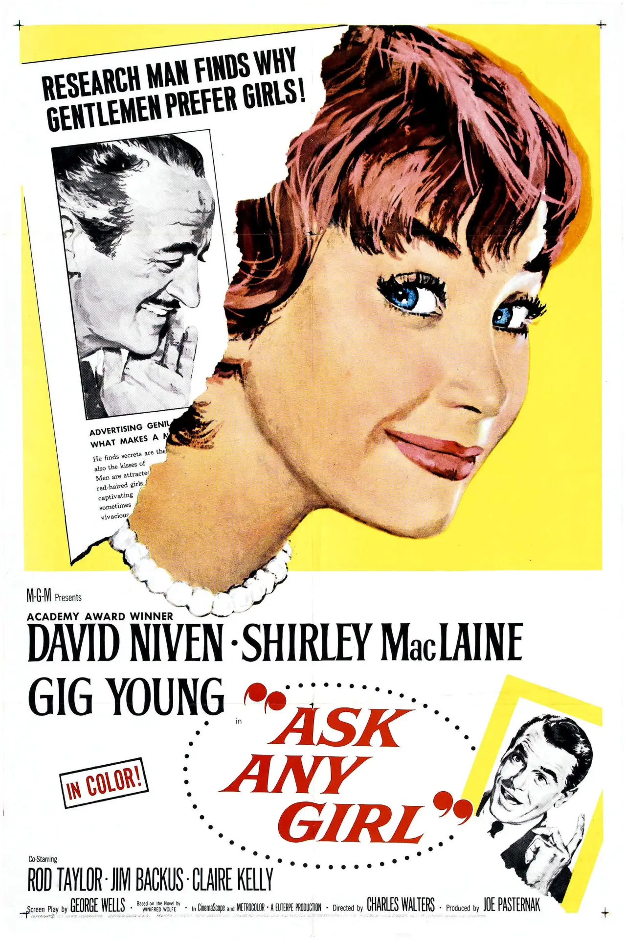 Movie poster "Ask Any Girl"