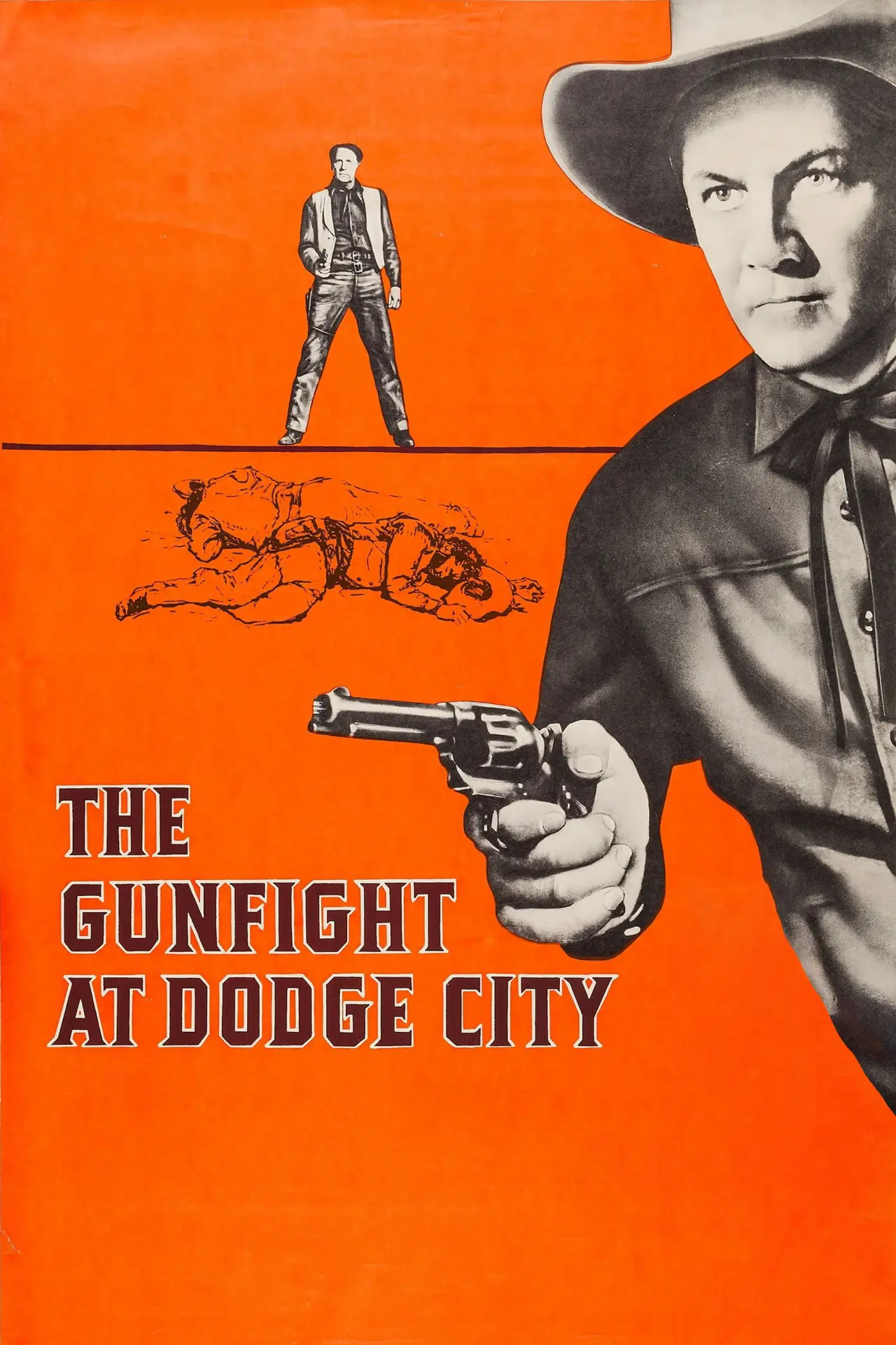 Movie poster "The Gunfight at Dodge City"