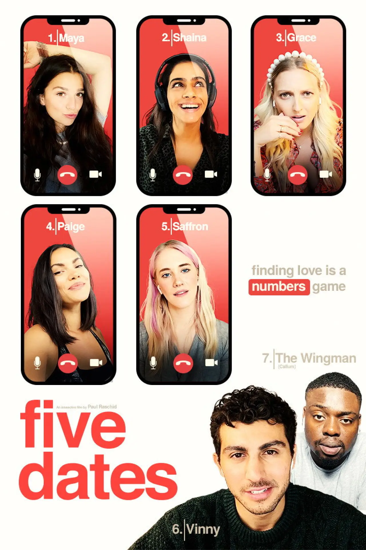 Movie poster "Five Dates"