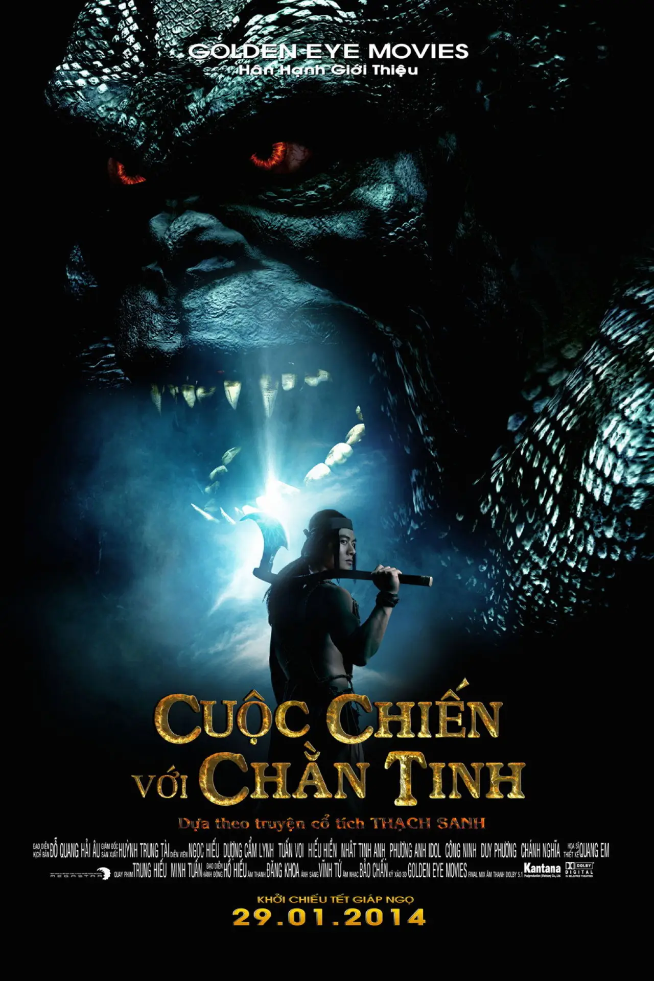 Movie poster "Cuộc Chiến Với Chằn Tinh"