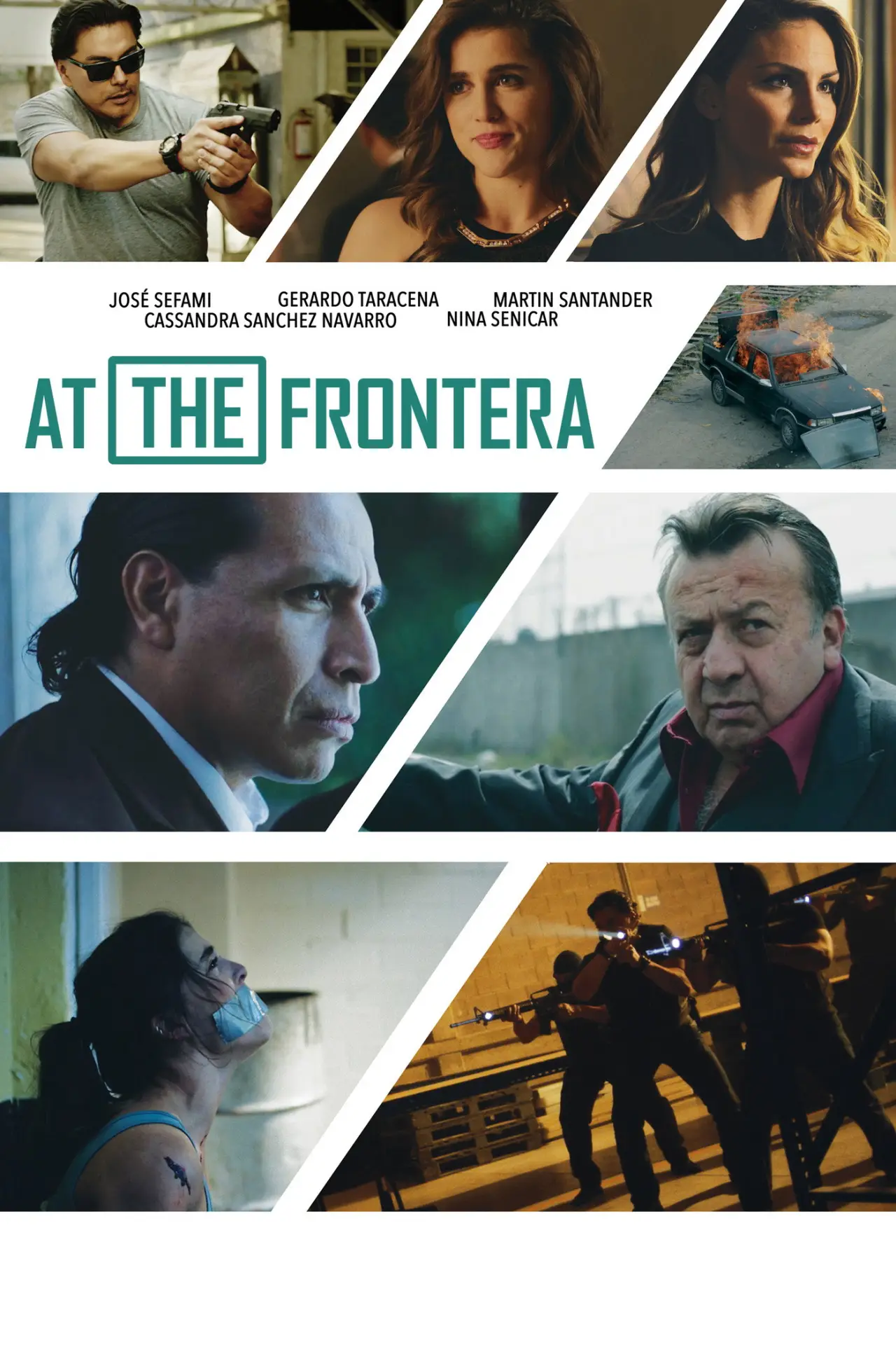 Movie poster "At the Frontera"