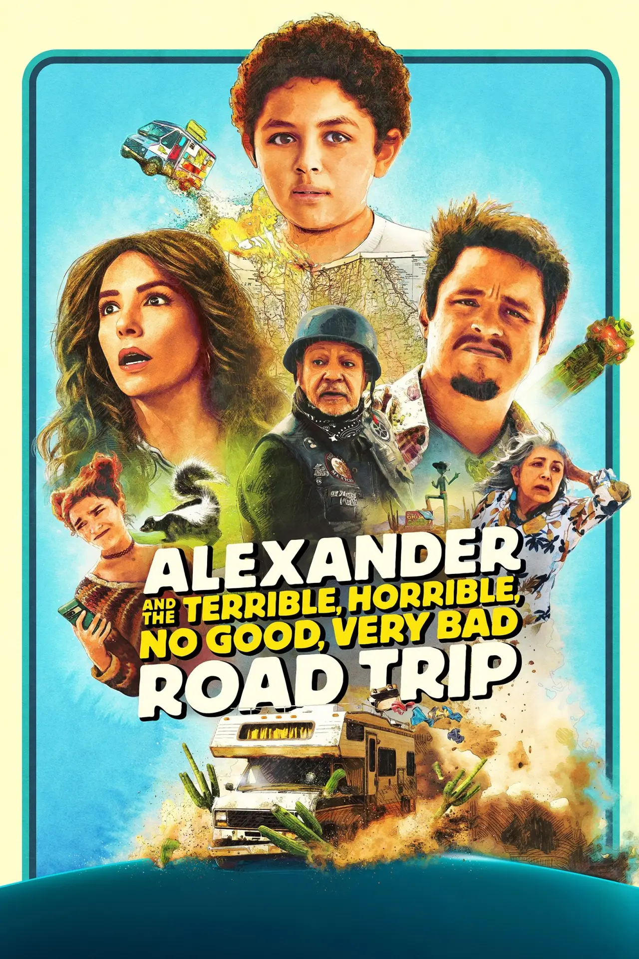 Movie poster "Alexander and the Terrible, Horrible, No Good, Very Bad Road Trip"