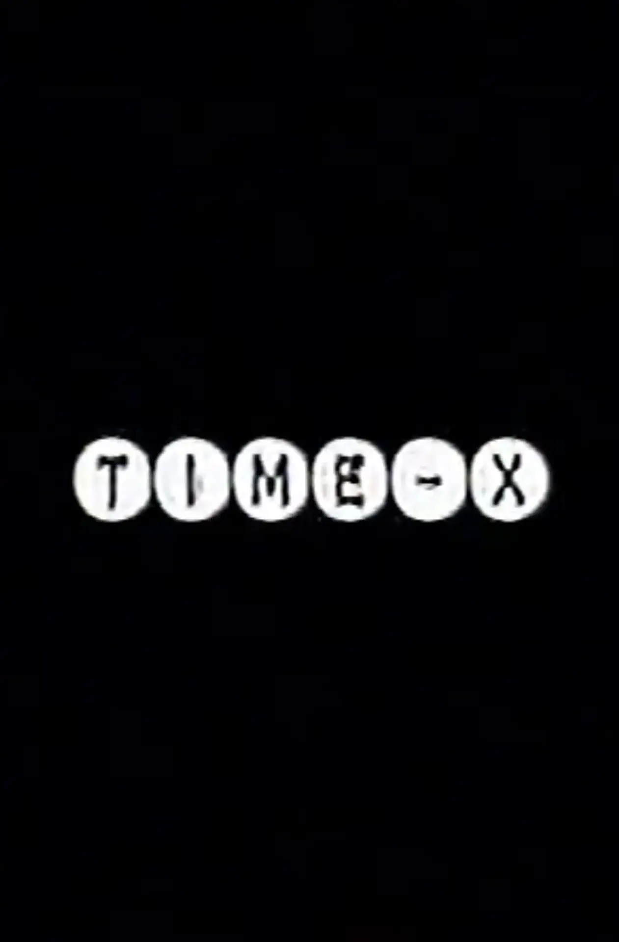 Movie poster "TIME-X"