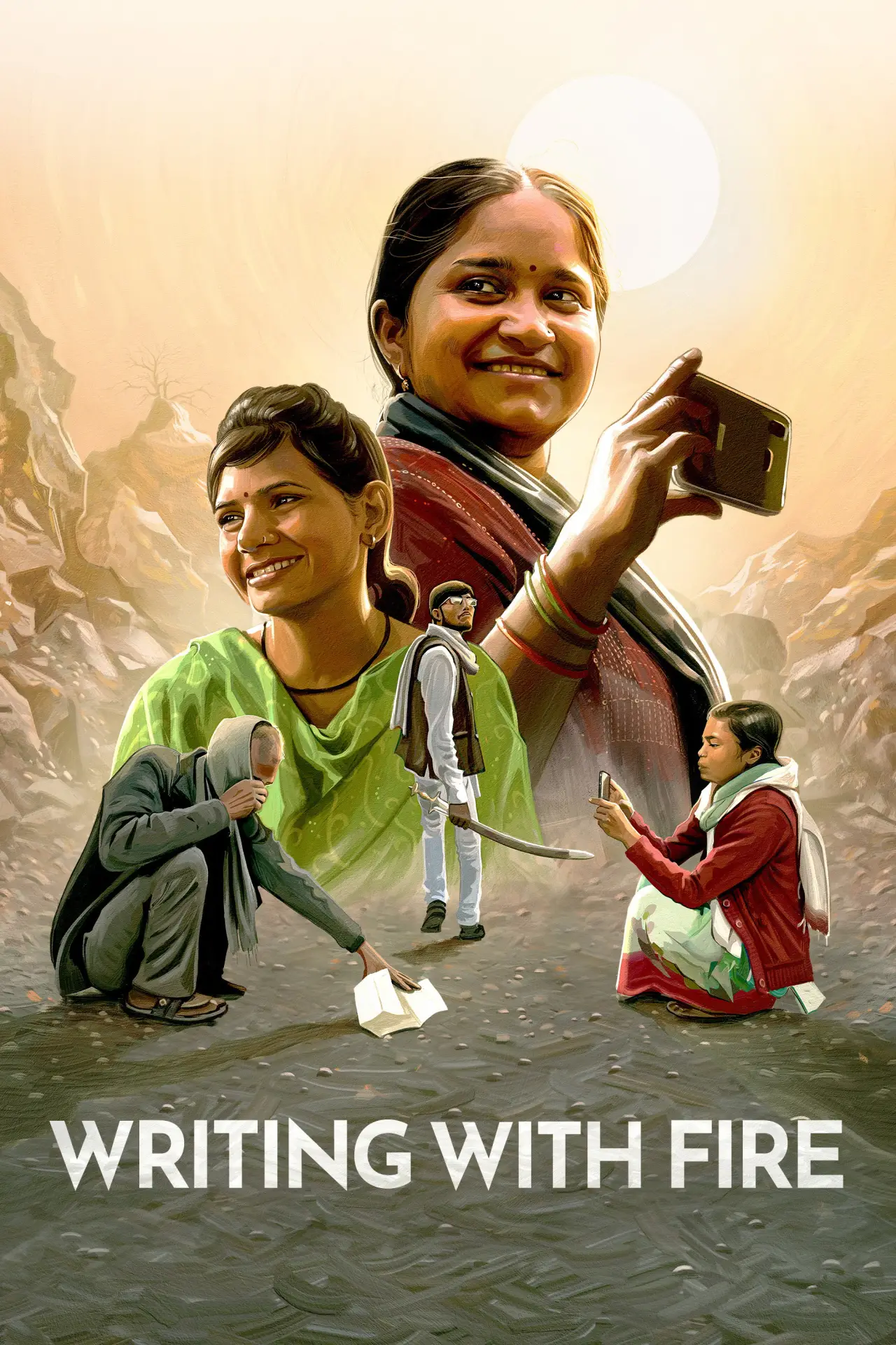 Movie poster "Writing with Fire"