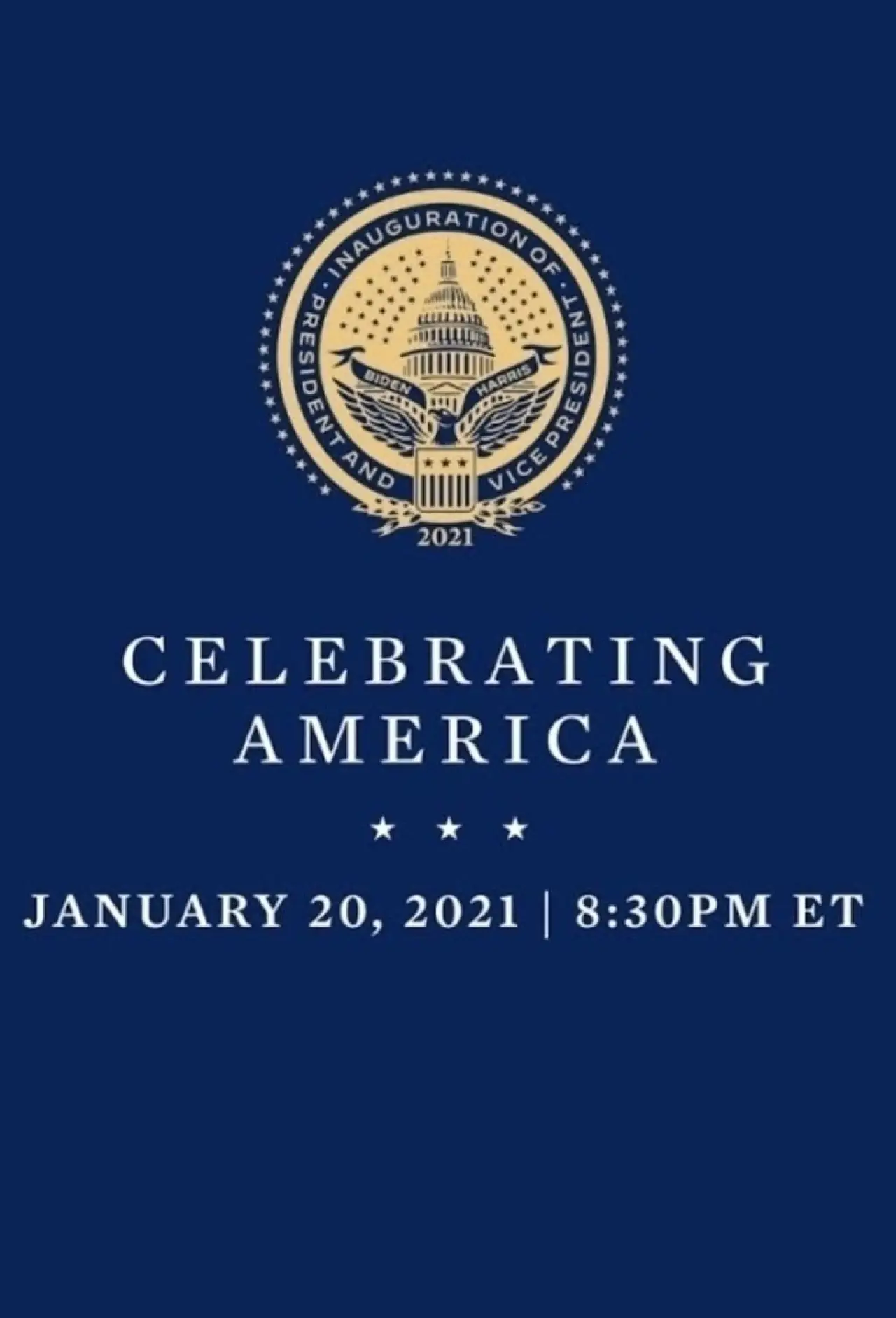 Movie poster "Celebrating America"