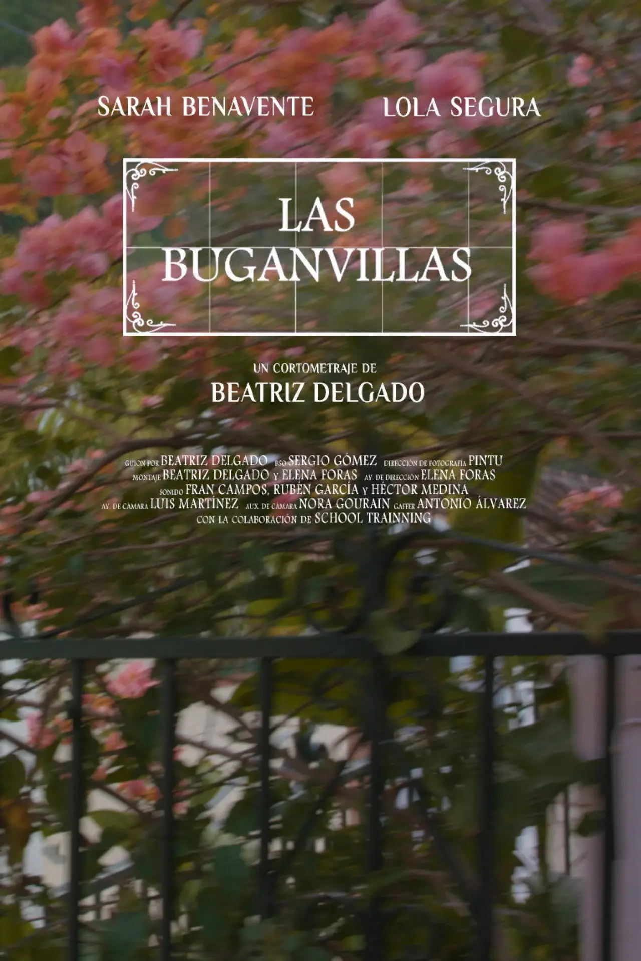 Movie poster "Las Buganvillas"