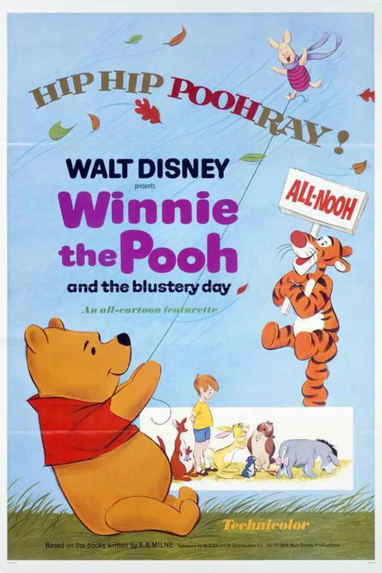 Movie poster "Winnie the Pooh and the Blustery Day"