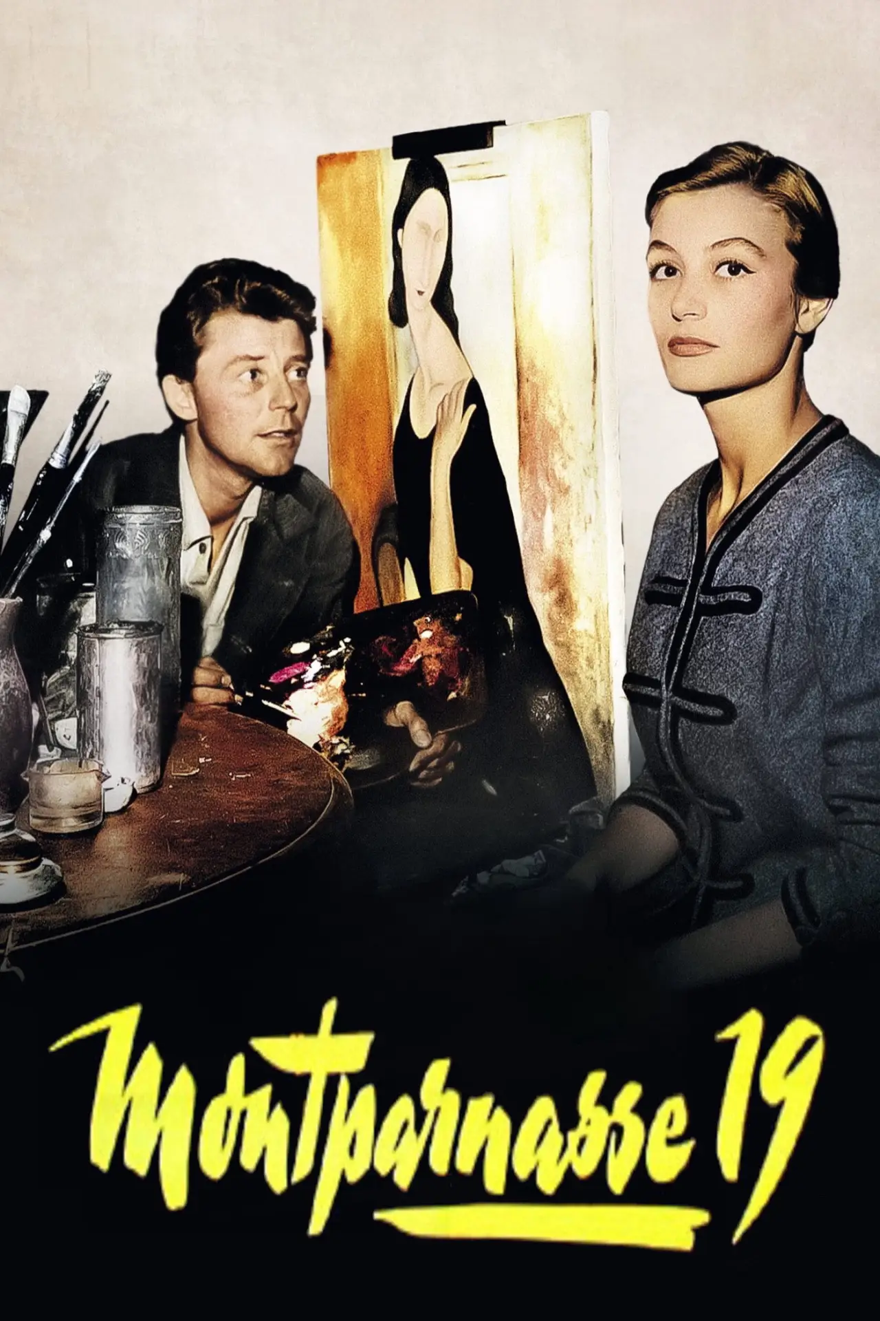 Movie poster "The Lovers of Montparnasse"
