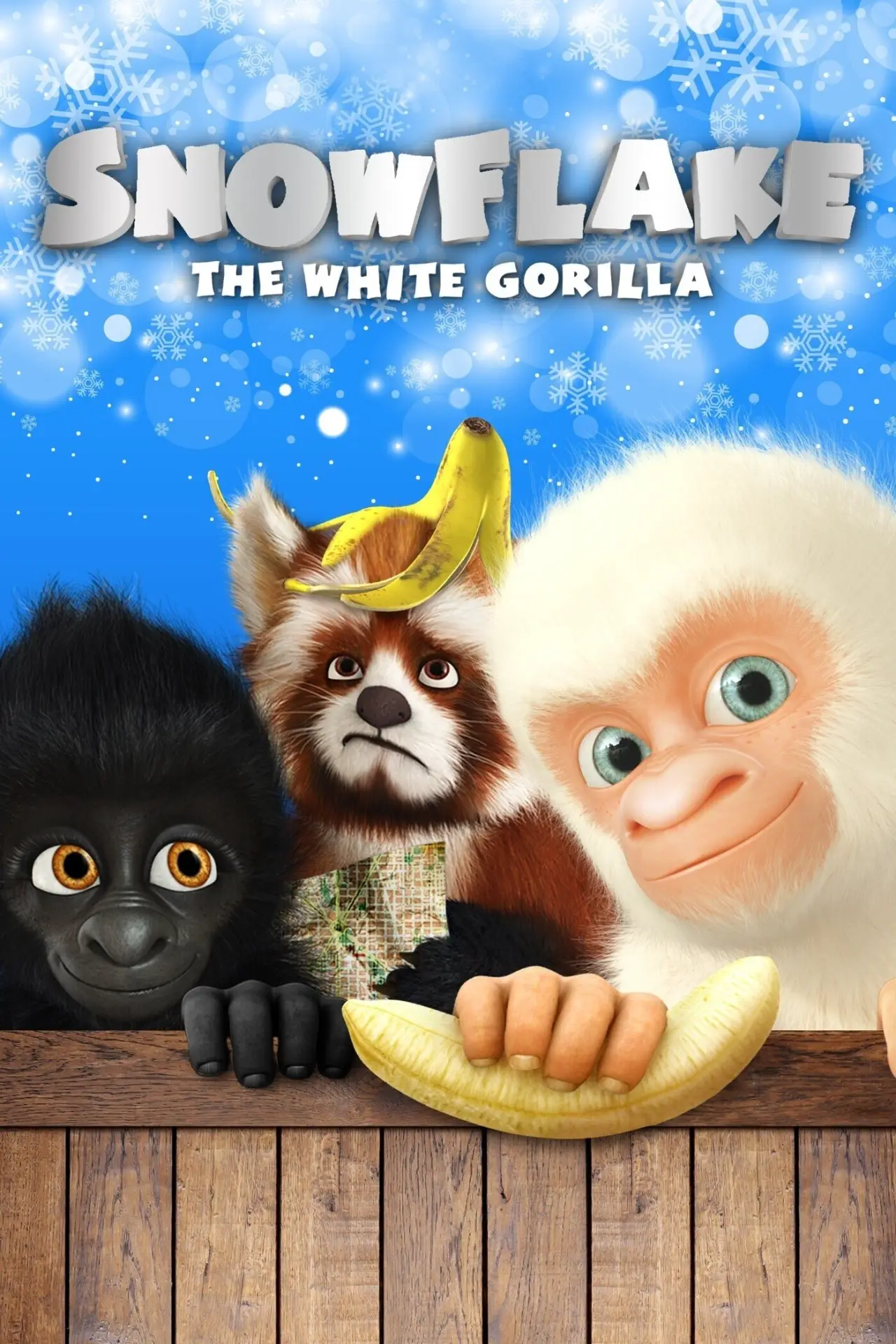 Movie poster "Snowflake, the White Gorilla"