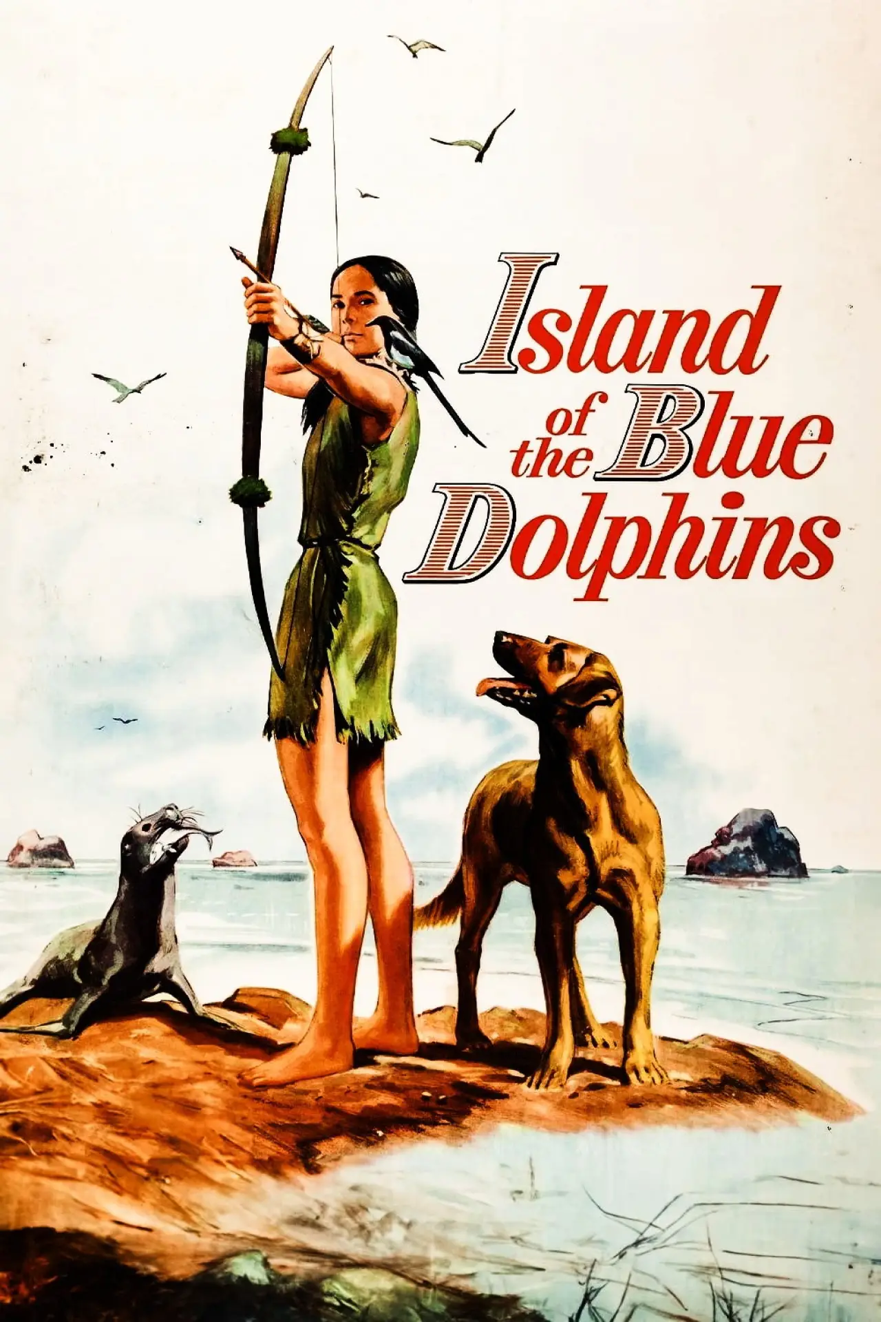 Movie poster "Island of the Blue Dolphins"