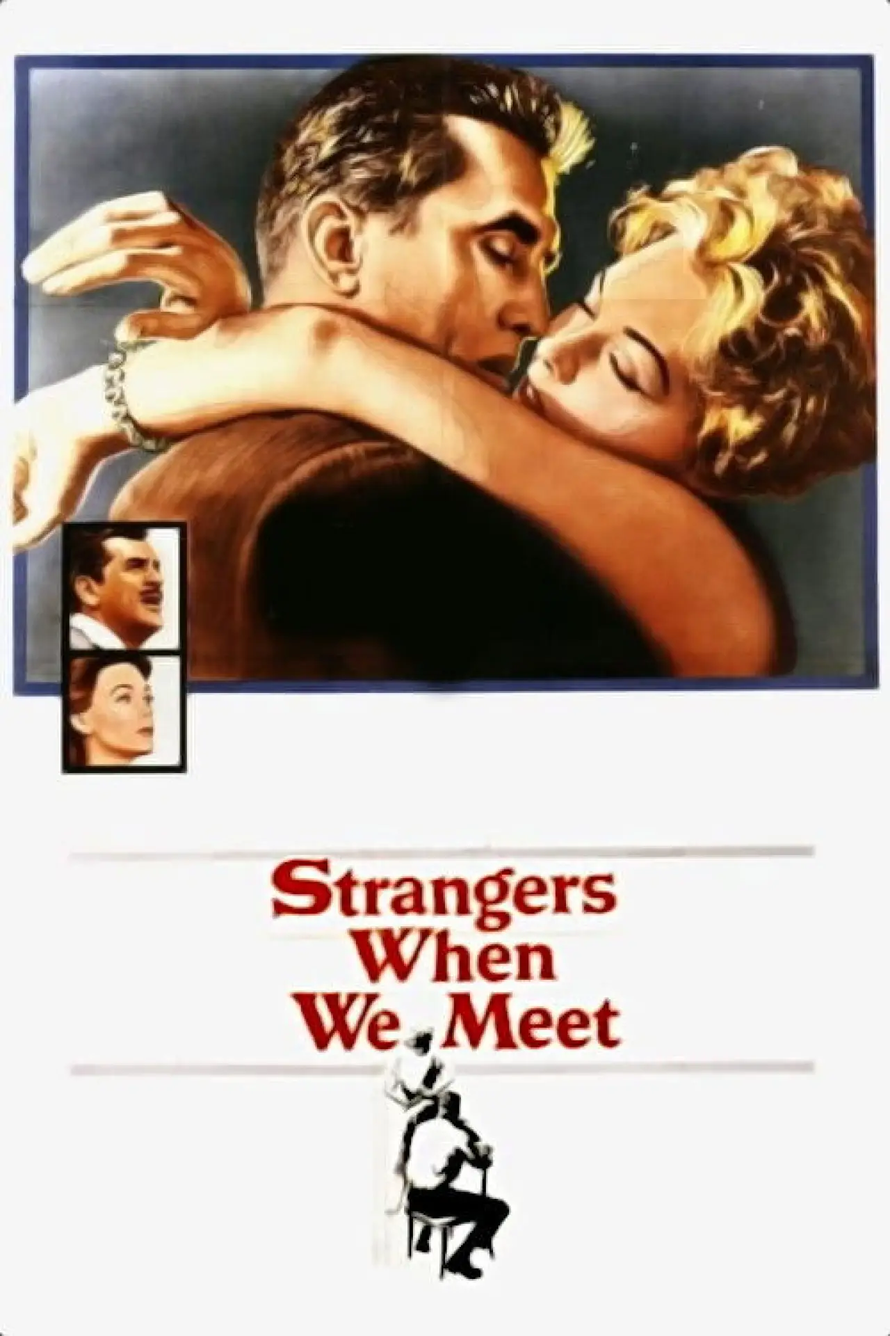 Movie poster "Strangers When We Meet"