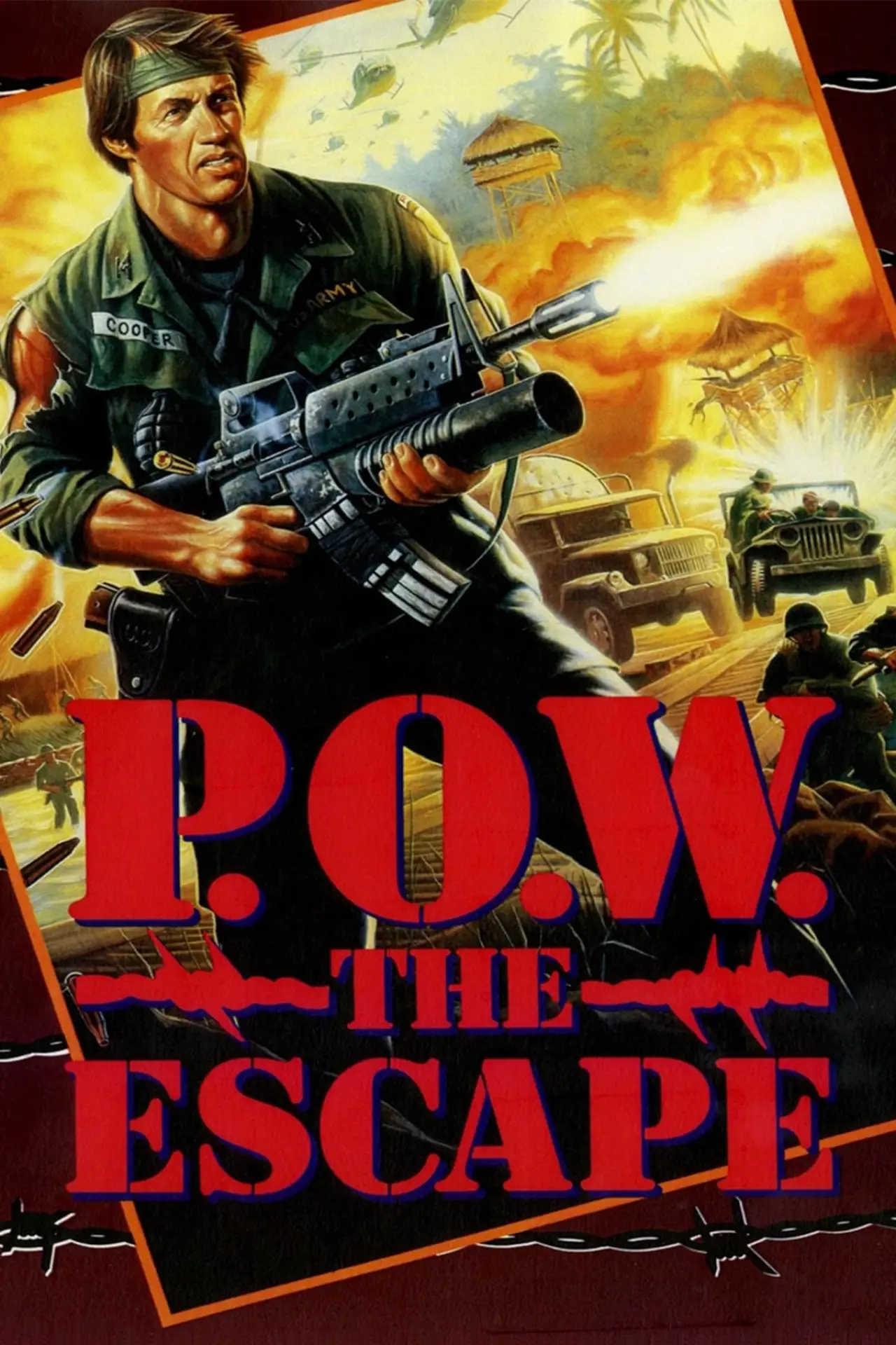 Movie poster "P.O.W. The Escape"
