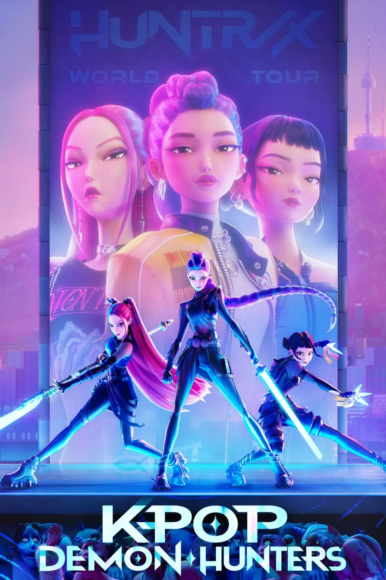 Movie poster "KPop Demon Hunters"