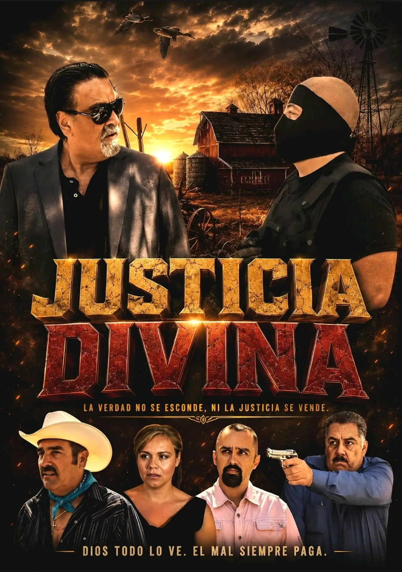 Movie poster "Justicia Divina"