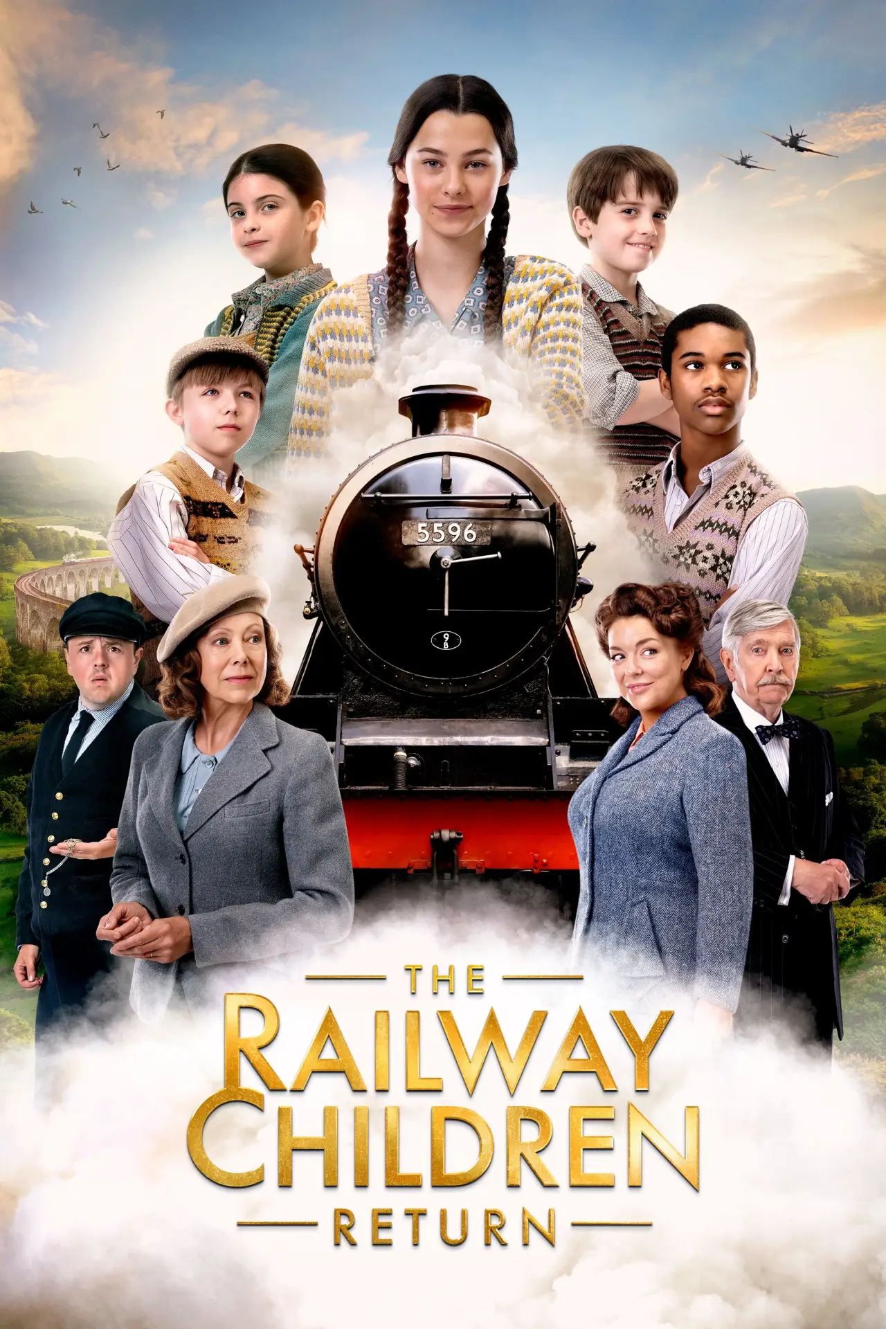 Movie poster "The Railway Children Return"