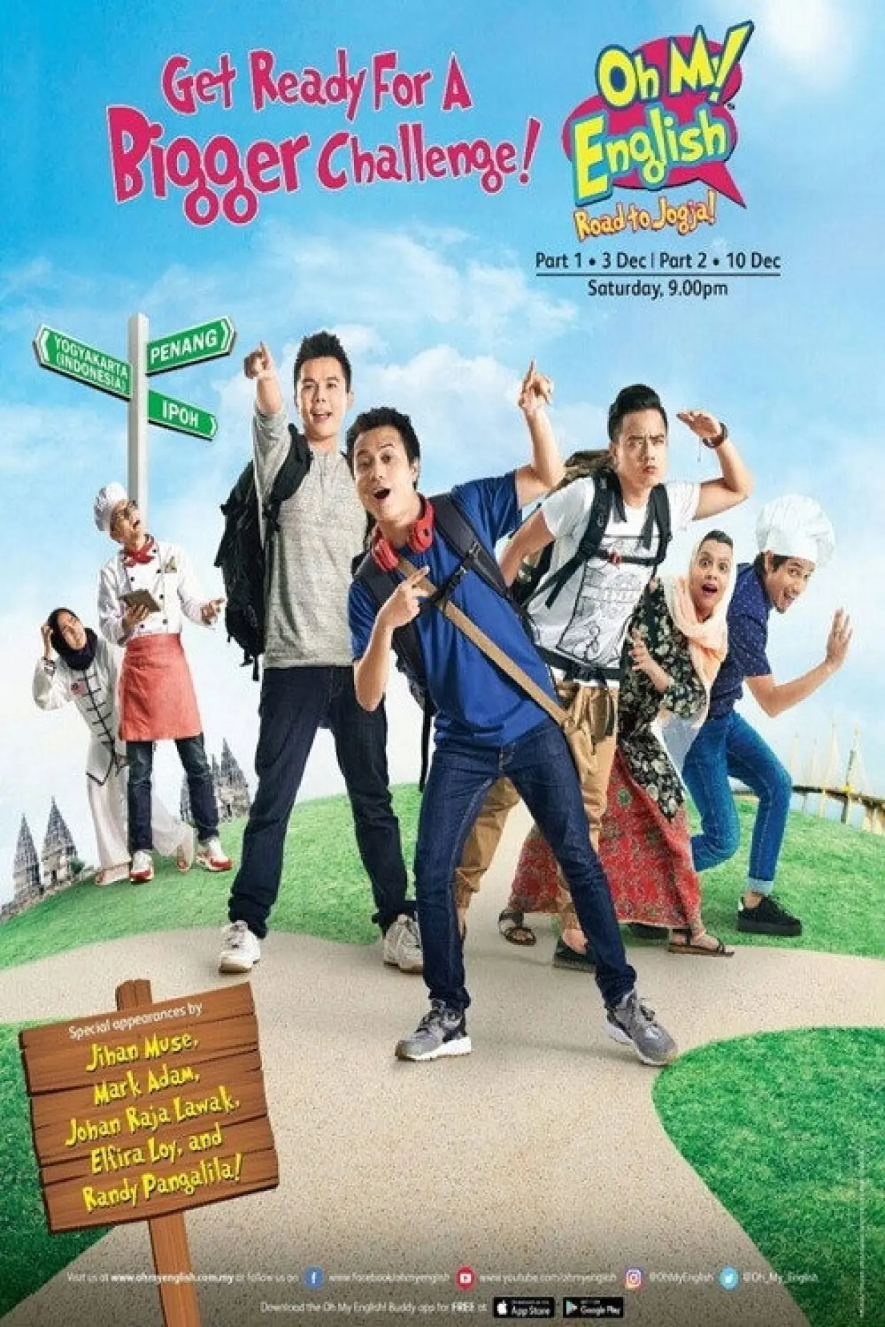 Movie poster "Oh My English! Road to Jogja: Part 1"