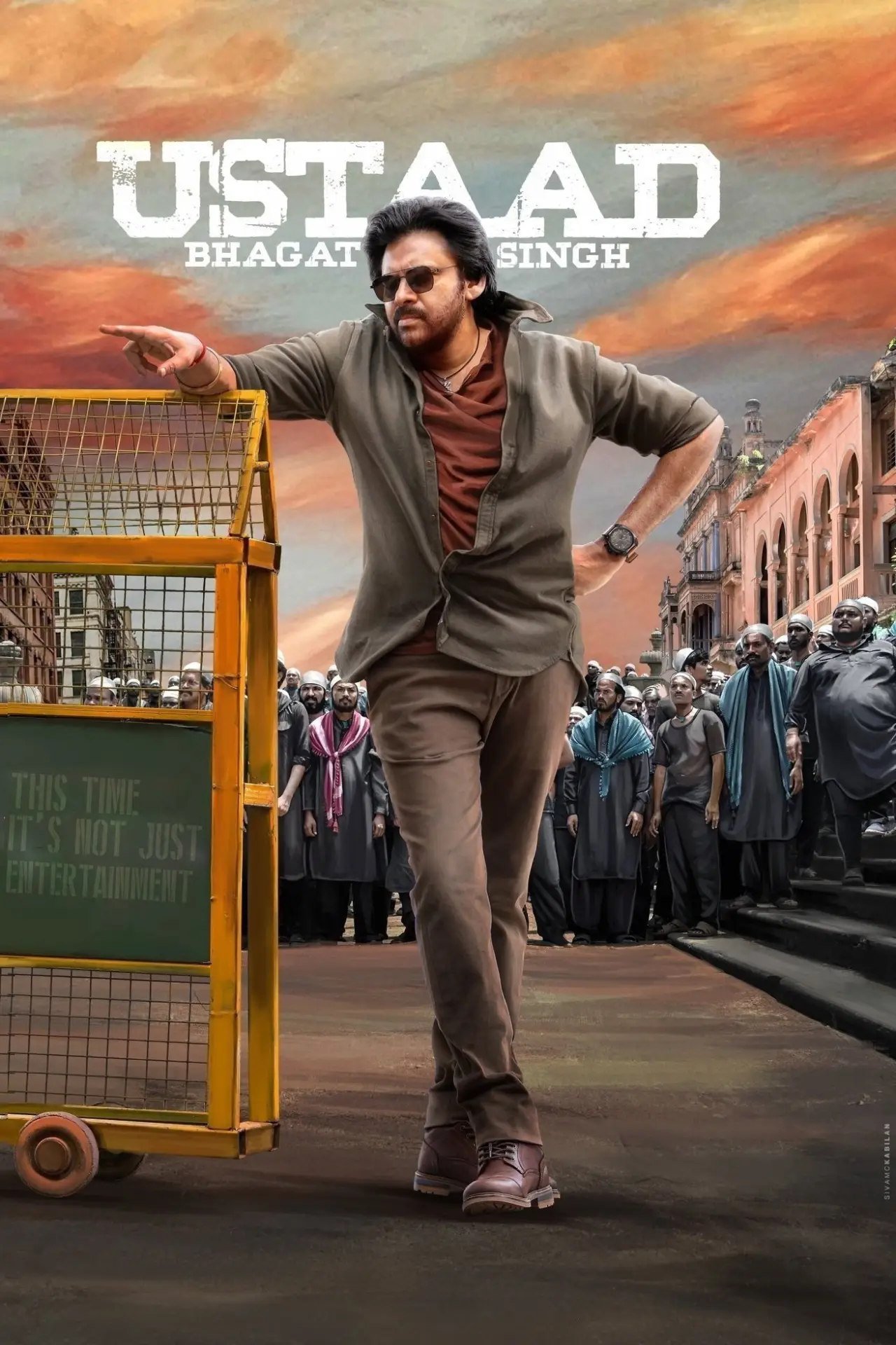 Movie poster "Ustaad Bhagat Singh"