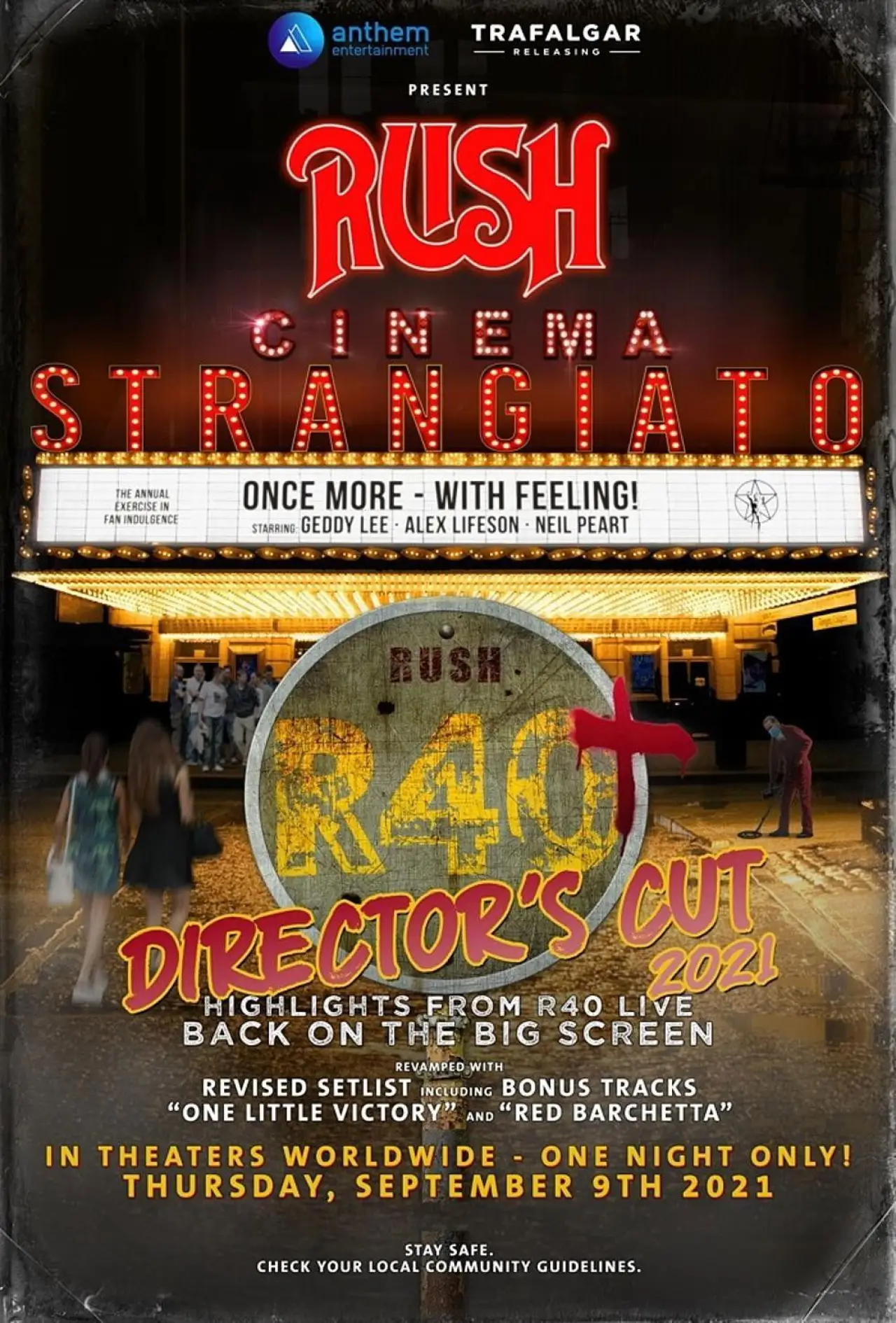 Movie poster "Rush: Cinema Strangiato - R40+ Director
