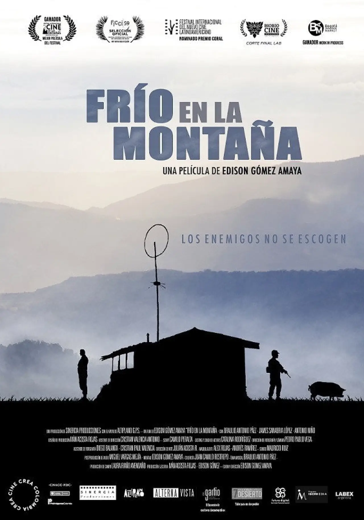 Movie poster "Frío en la montaña"