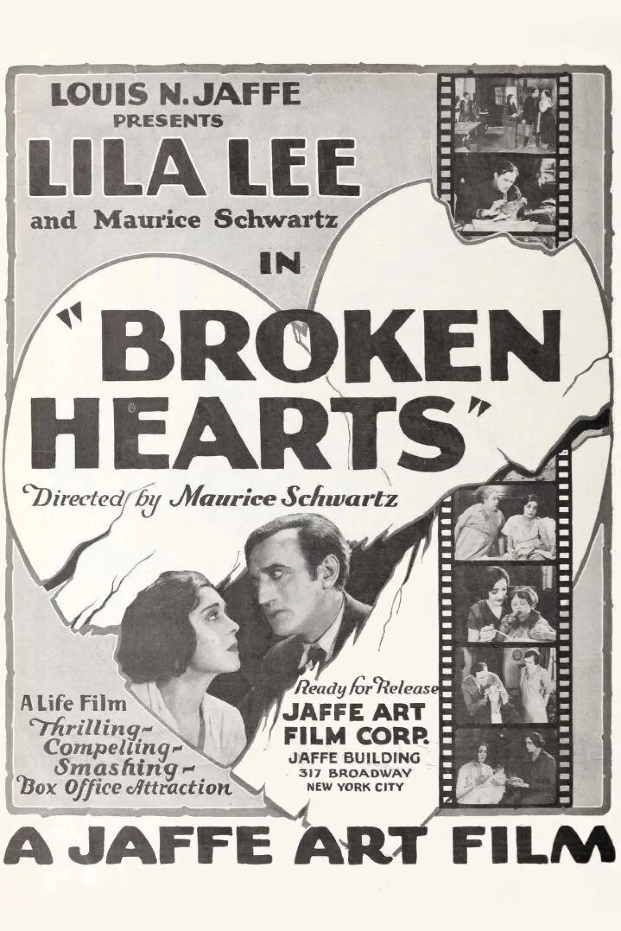 Movie poster "Broken Hearts"
