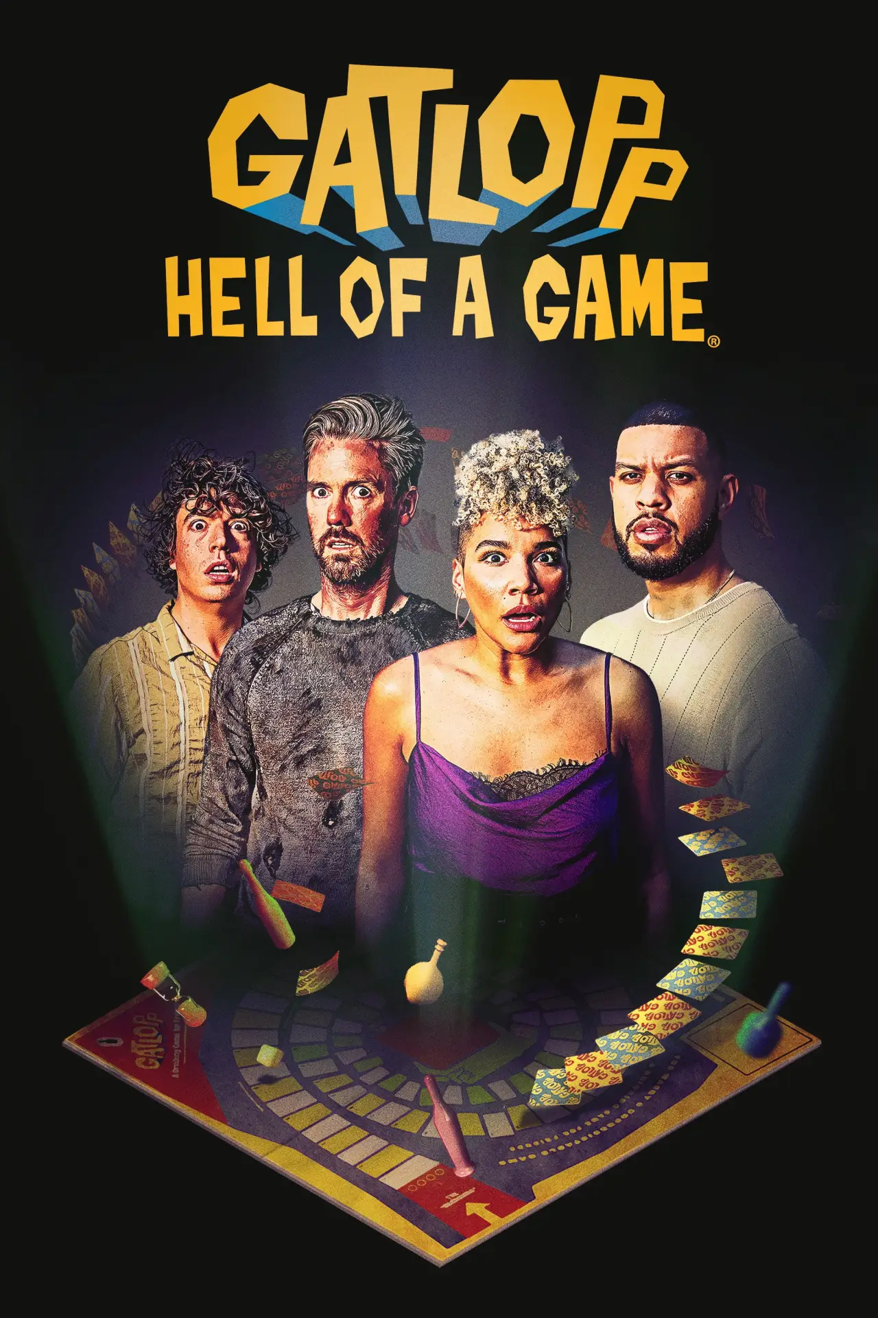 Movie poster "Gatlopp: Hell of a Game"