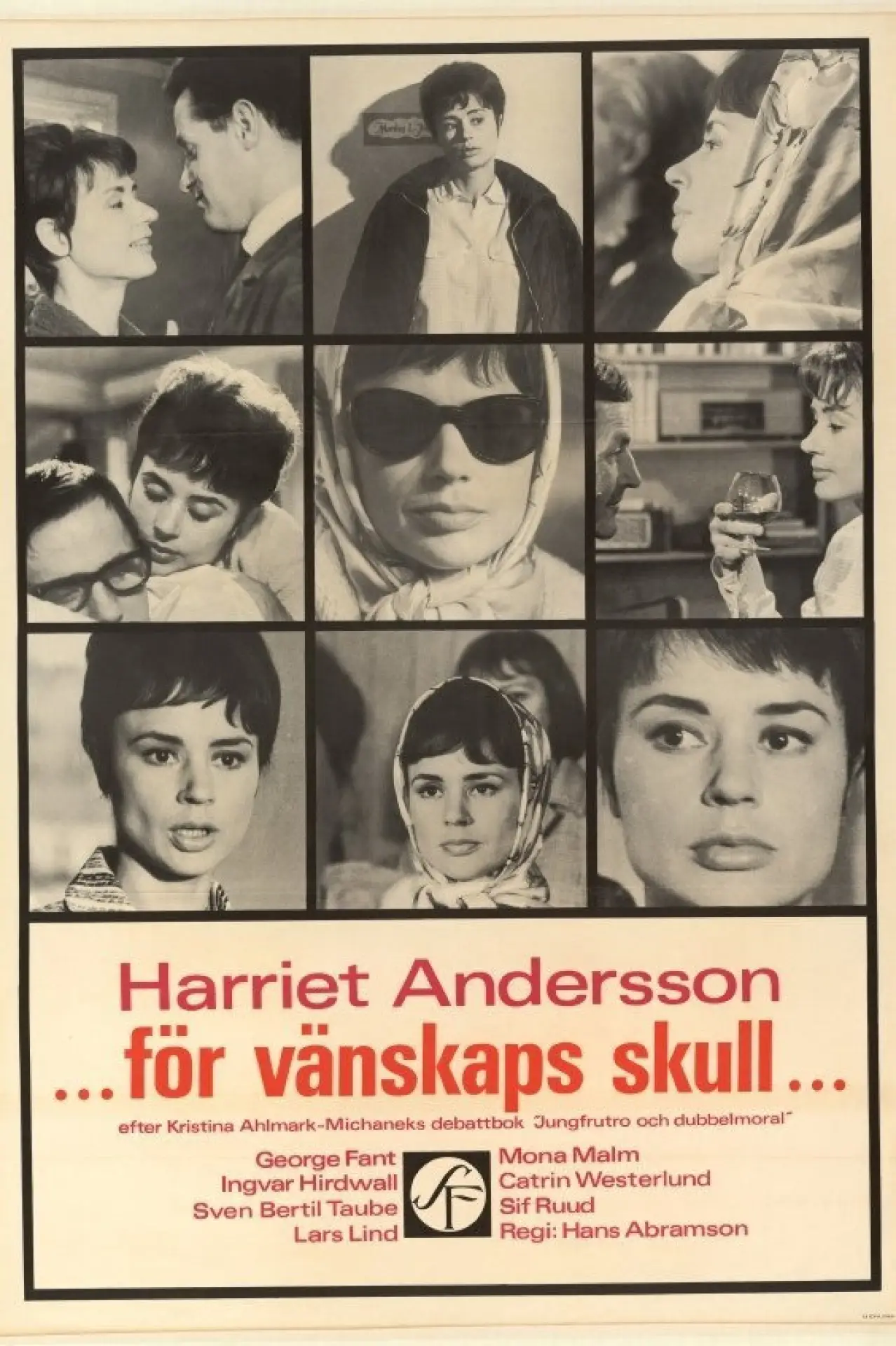 Movie poster "För vänskaps skull"