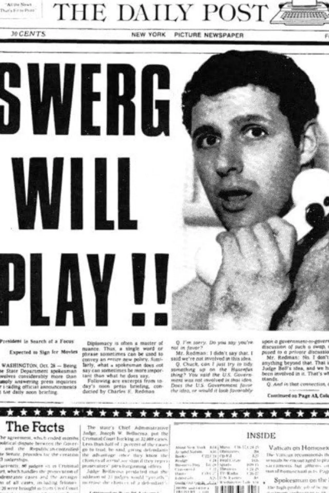 Movie poster "Harold Swerg"