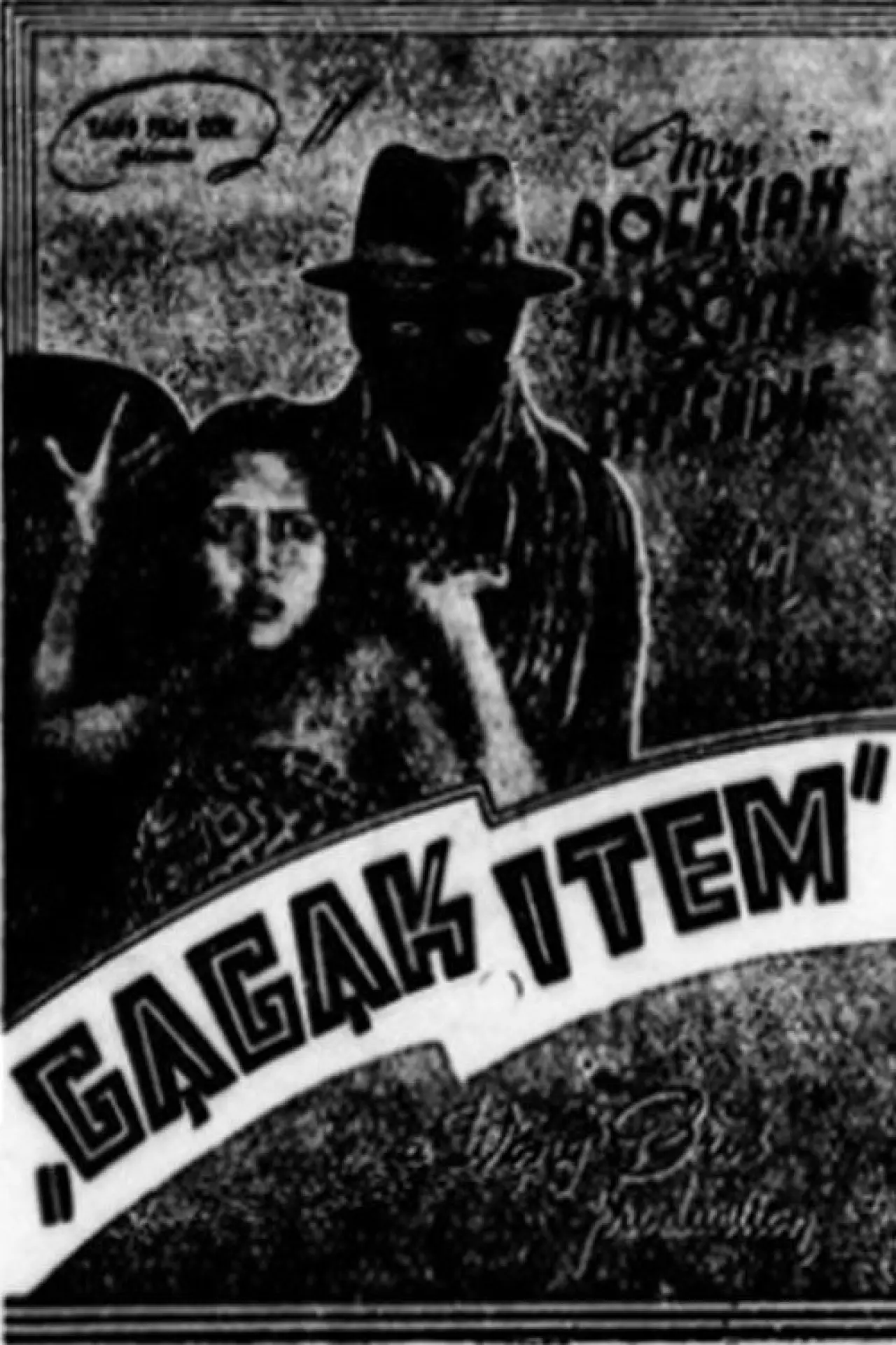 Movie poster "Gagak Item"