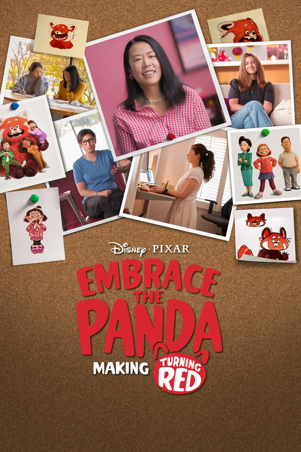 Movie poster "Embrace the Panda: Making Turning Red"
