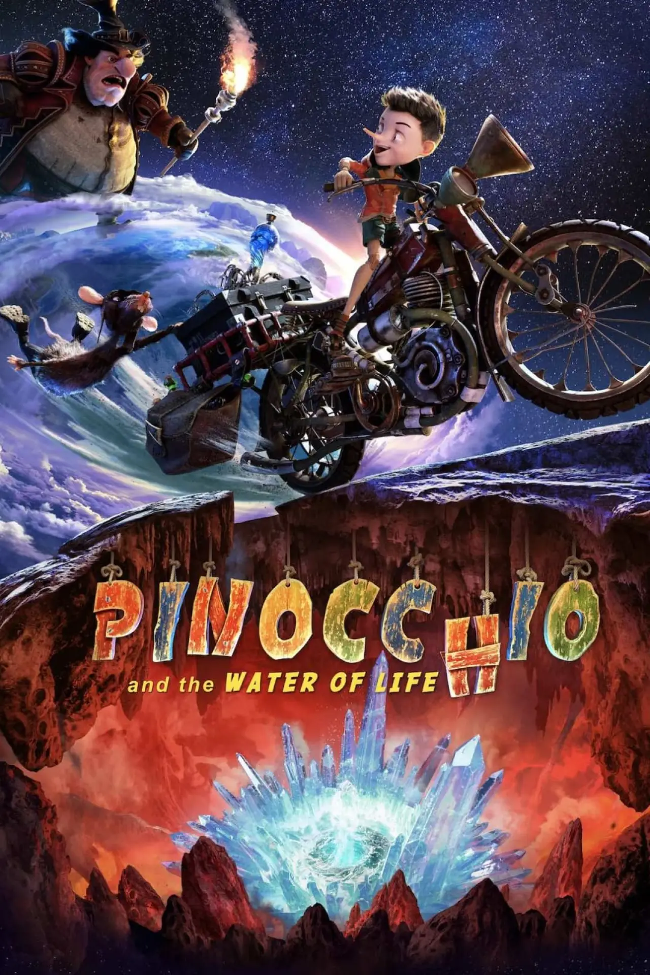 Movie poster "Pinocchio and the Water of Life"