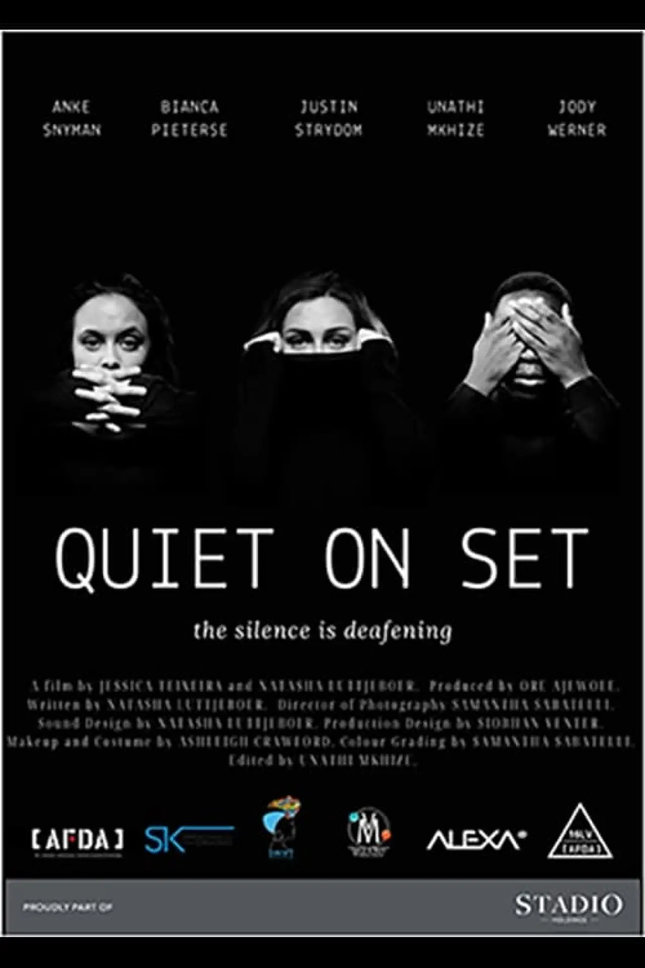Movie poster "Quiet on set"