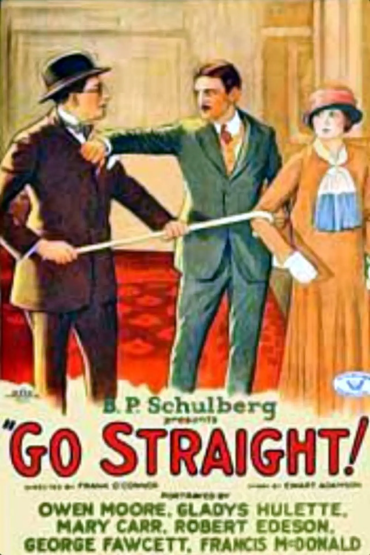 Movie poster "Go Straight!"