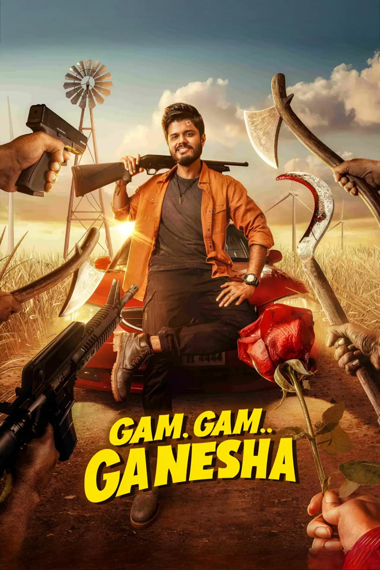 Movie poster "Gam Gam Ganesha"