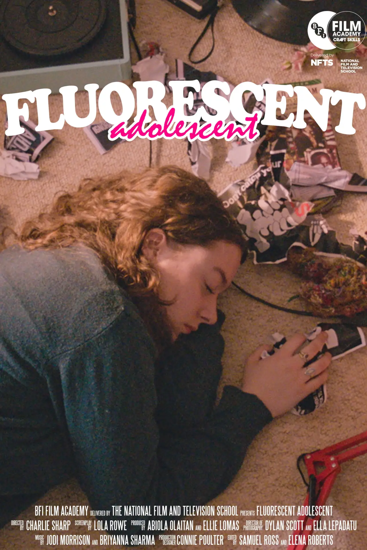 Movie poster "Fluorescent Adolescent"