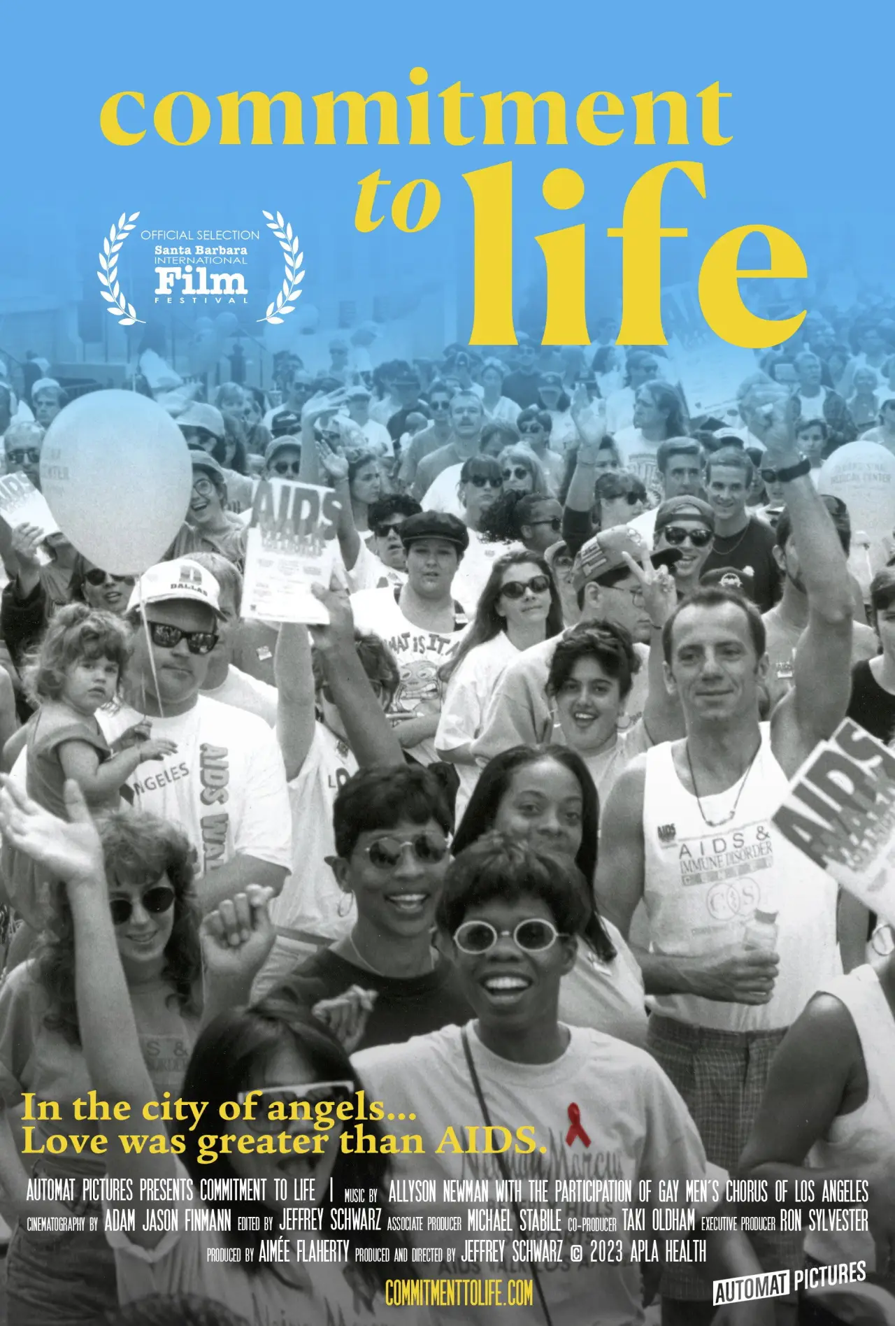 Movie poster "Commitment to Life"