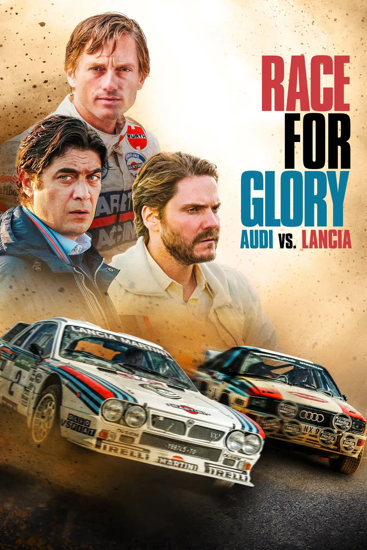 Movie poster "Race for Glory: Audi vs. Lancia"