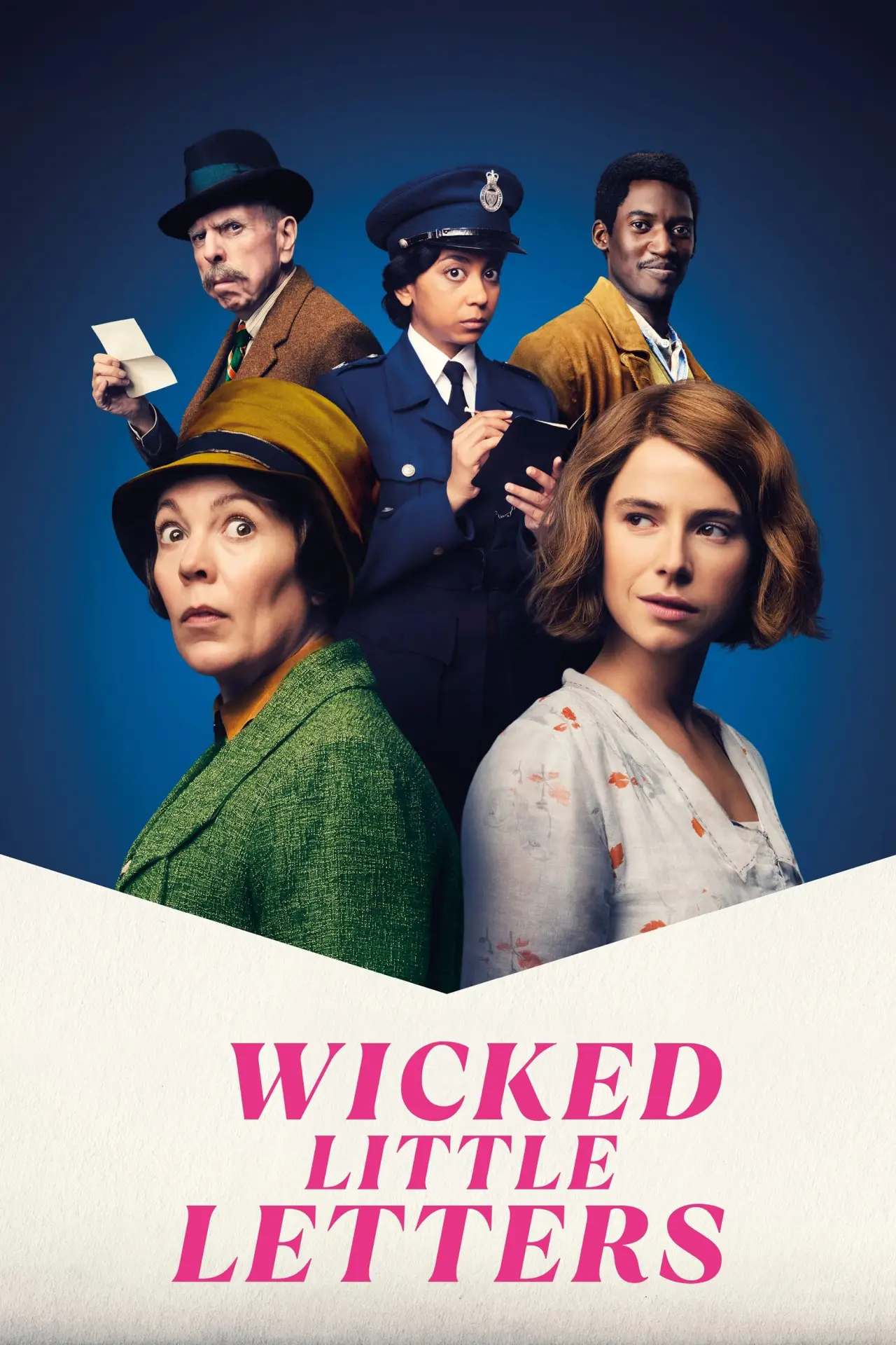 Movie poster "Wicked Little Letters"