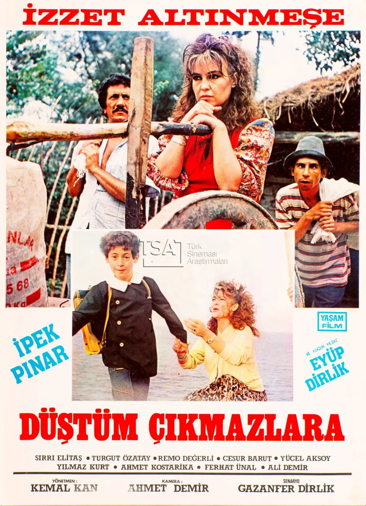 Movie poster "Düştüm Çıkmazlara"
