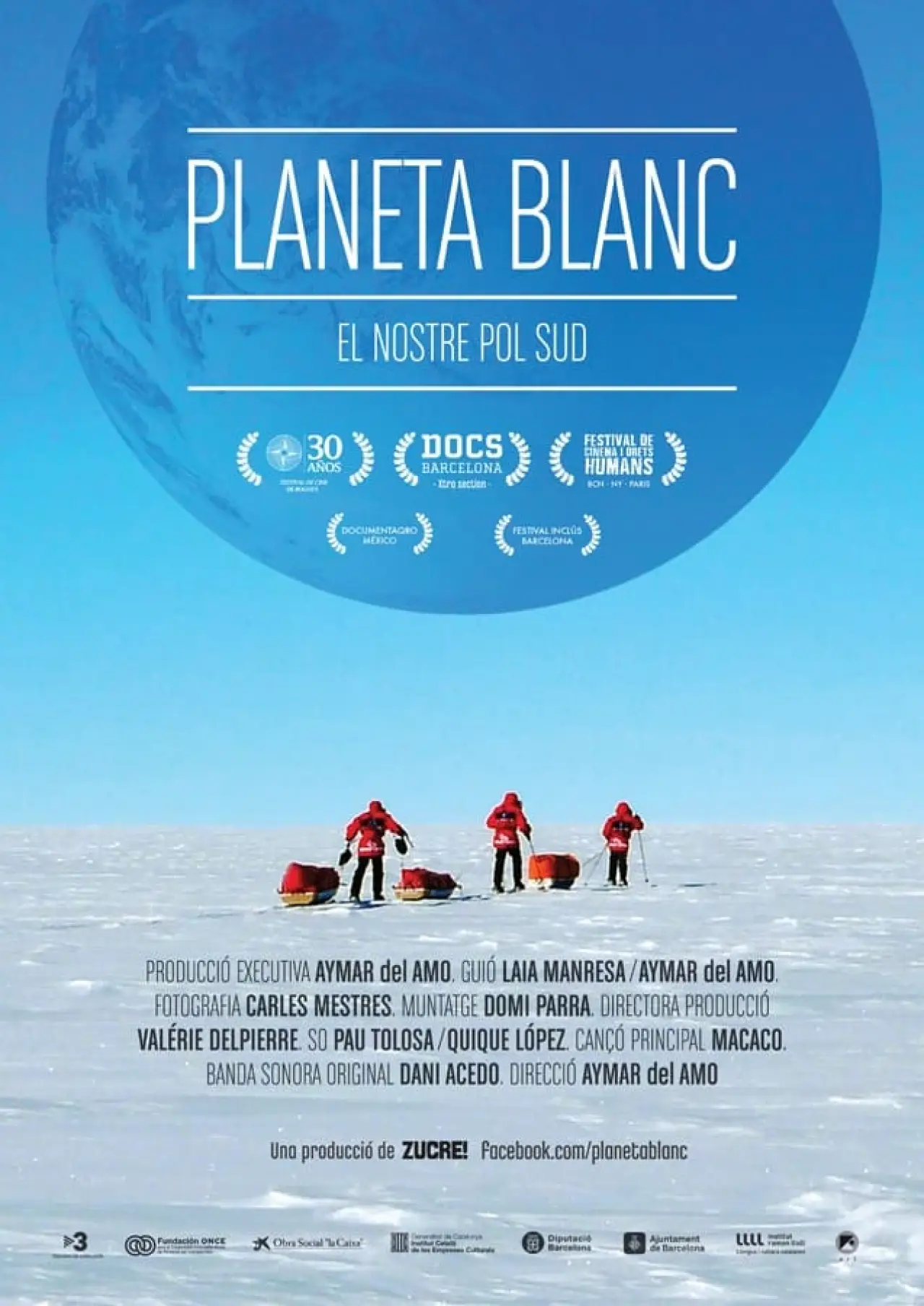Movie poster "White Planet, our South Pole"